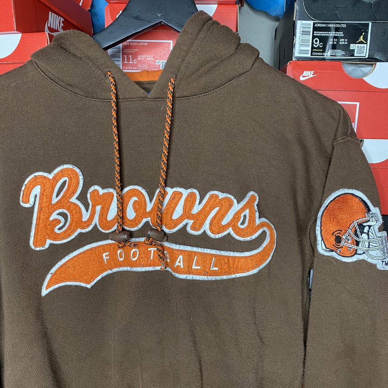 Kids Cleveland Browns Hoodie size 4 - Depop