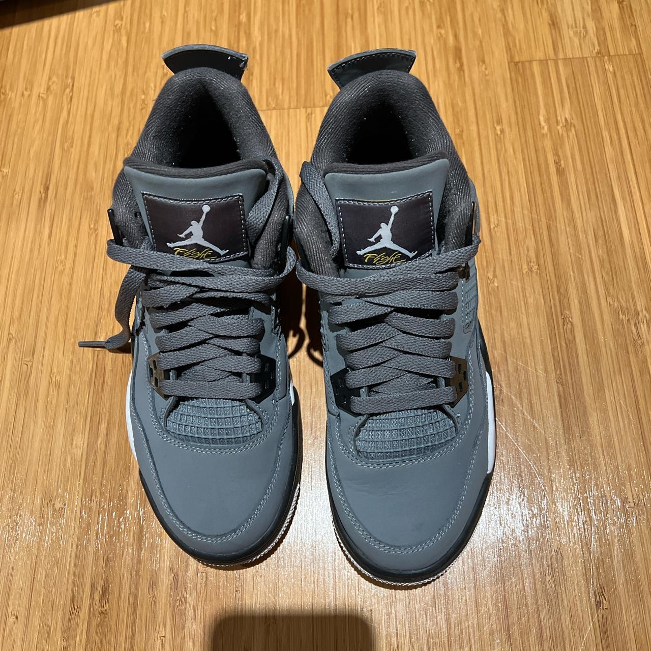 Jordan 4 retro men’s 6 grey - Depop