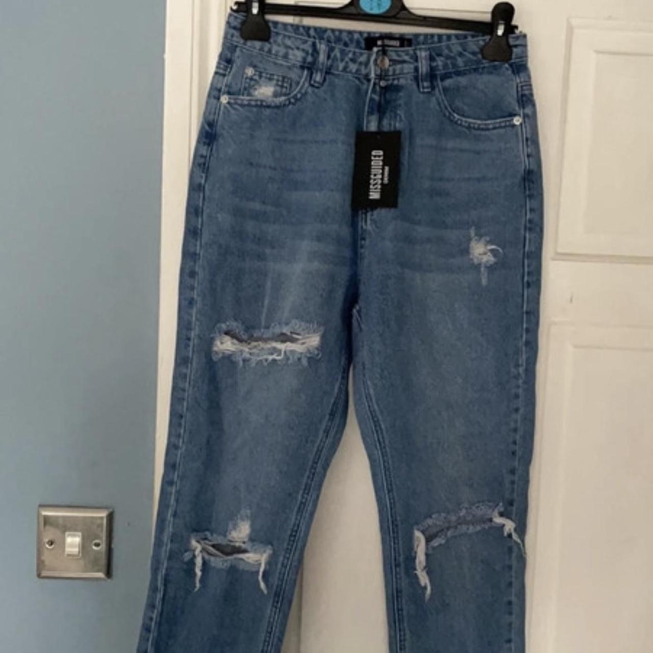 Mig guided ripped jeans Size 10 never worn New with... - Depop