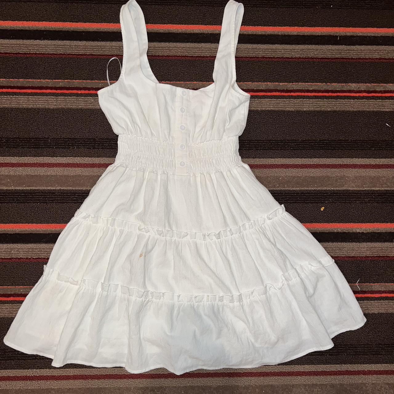 Urban Outfitters Women's White Dress | Depop