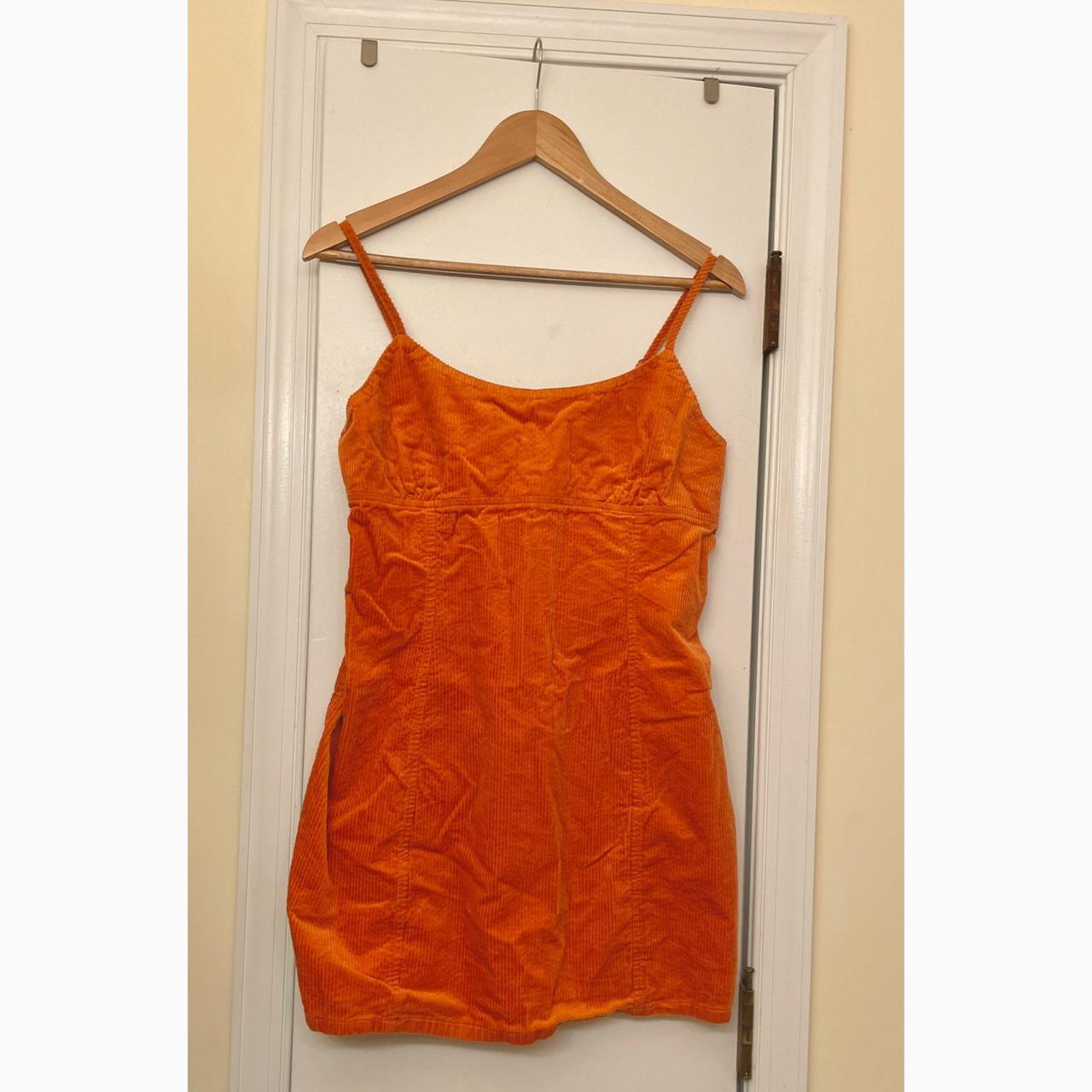 H&M Women's Orange Dress | Depop