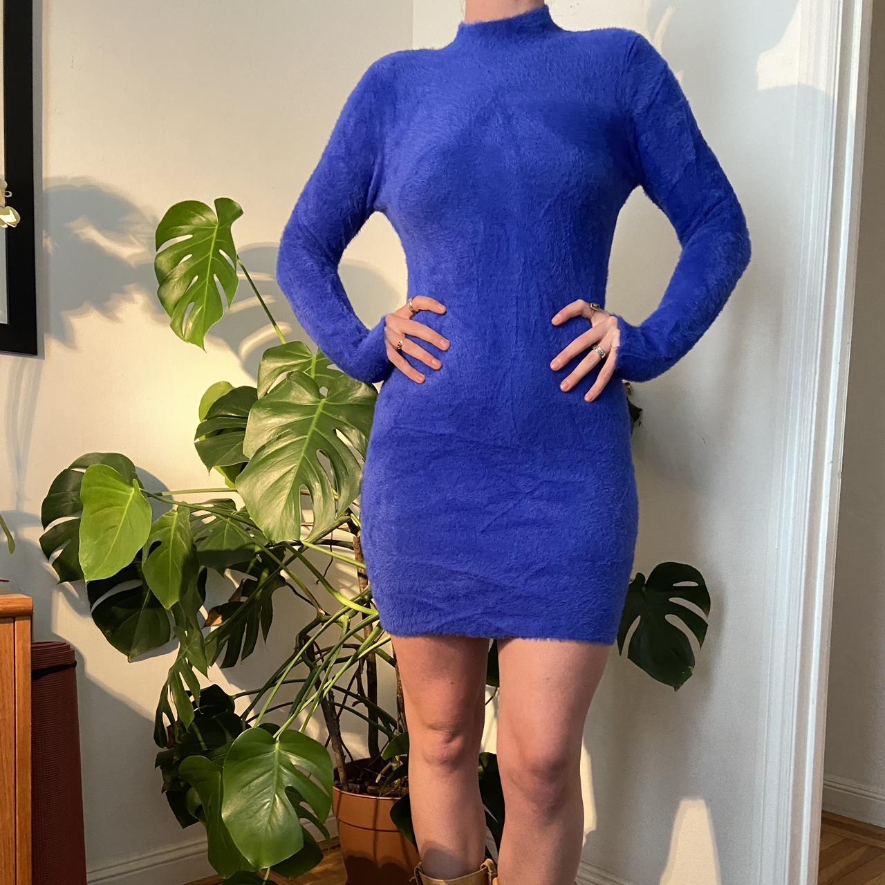 Royal Blue Knit Dress