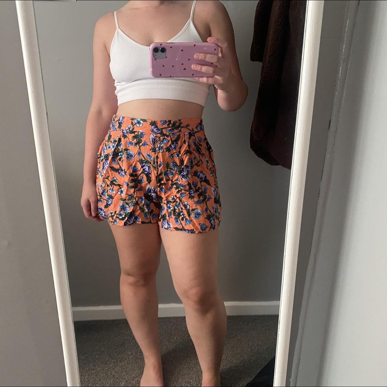 Floral high waisted shorts Only been worn a few times Depop