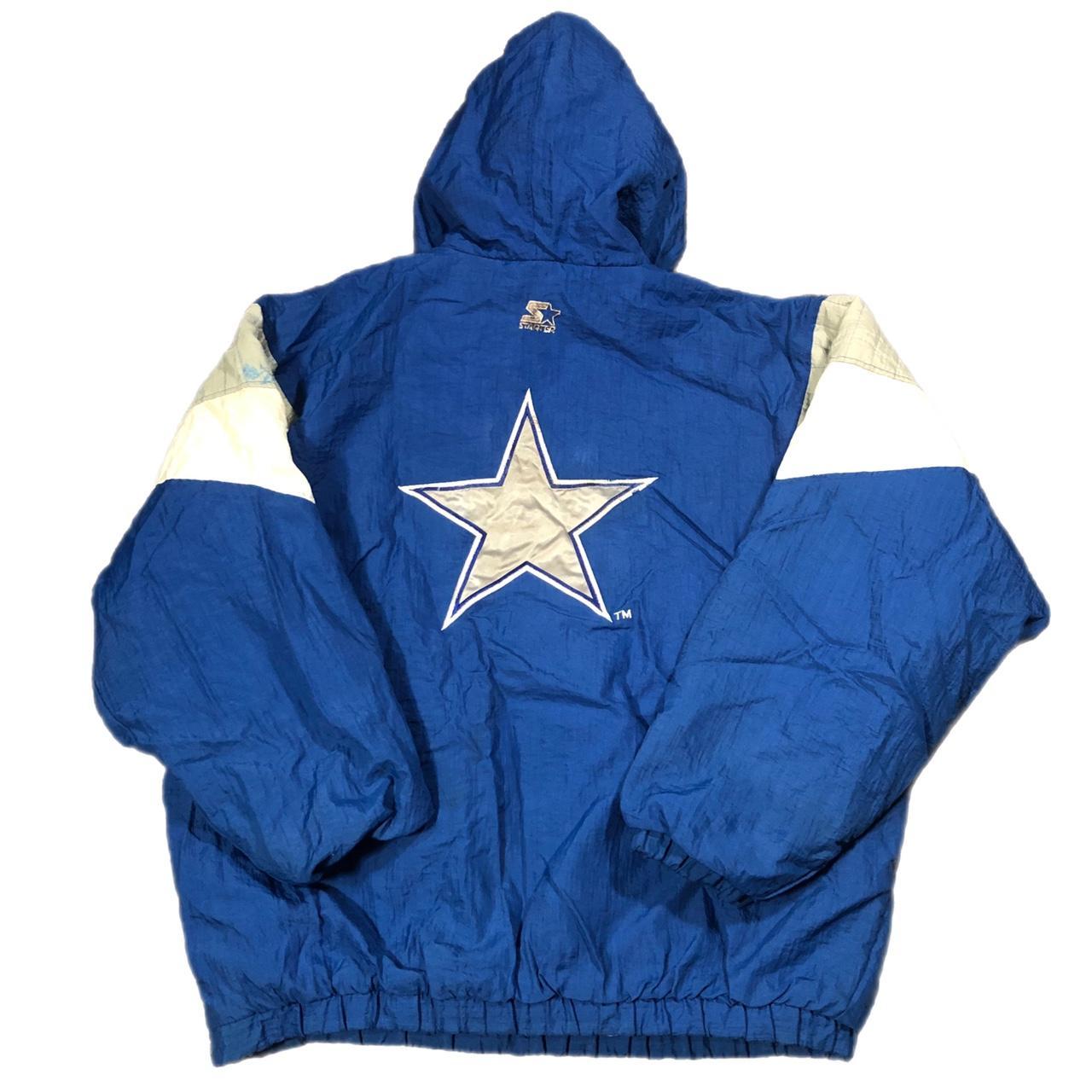 Vintage Dallas Cowboys Starter pullover jacket.... - Depop