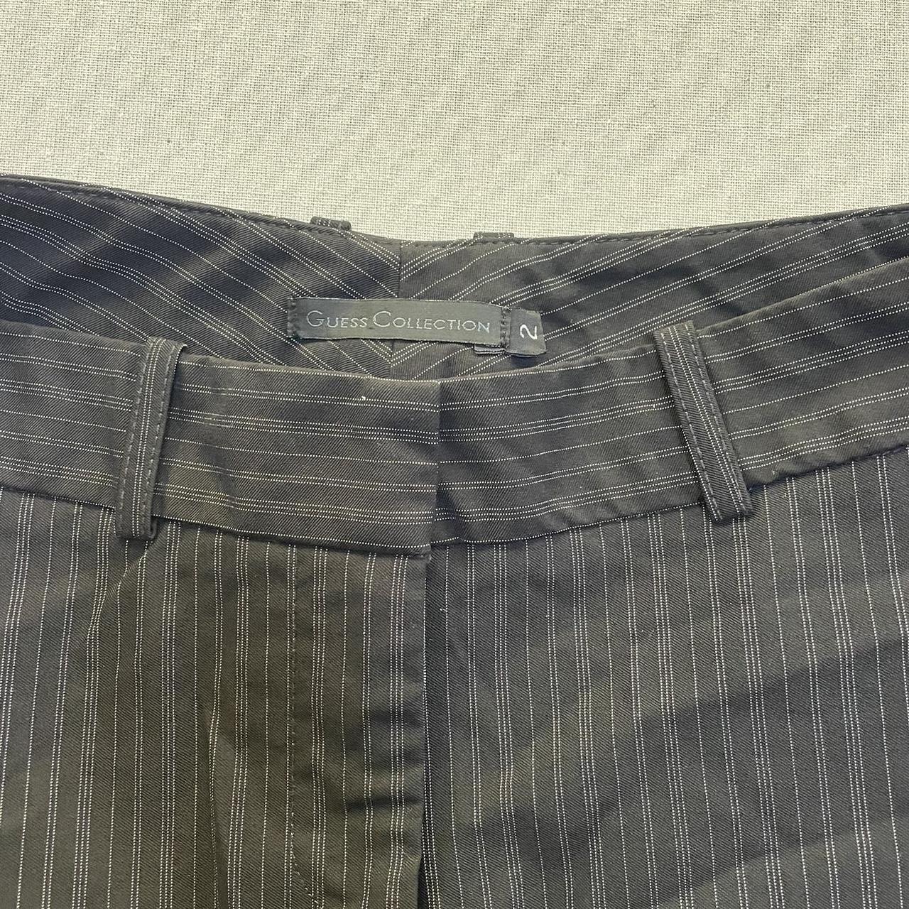 Vintage Guess pin stripe mini skirt size: 2... - Depop