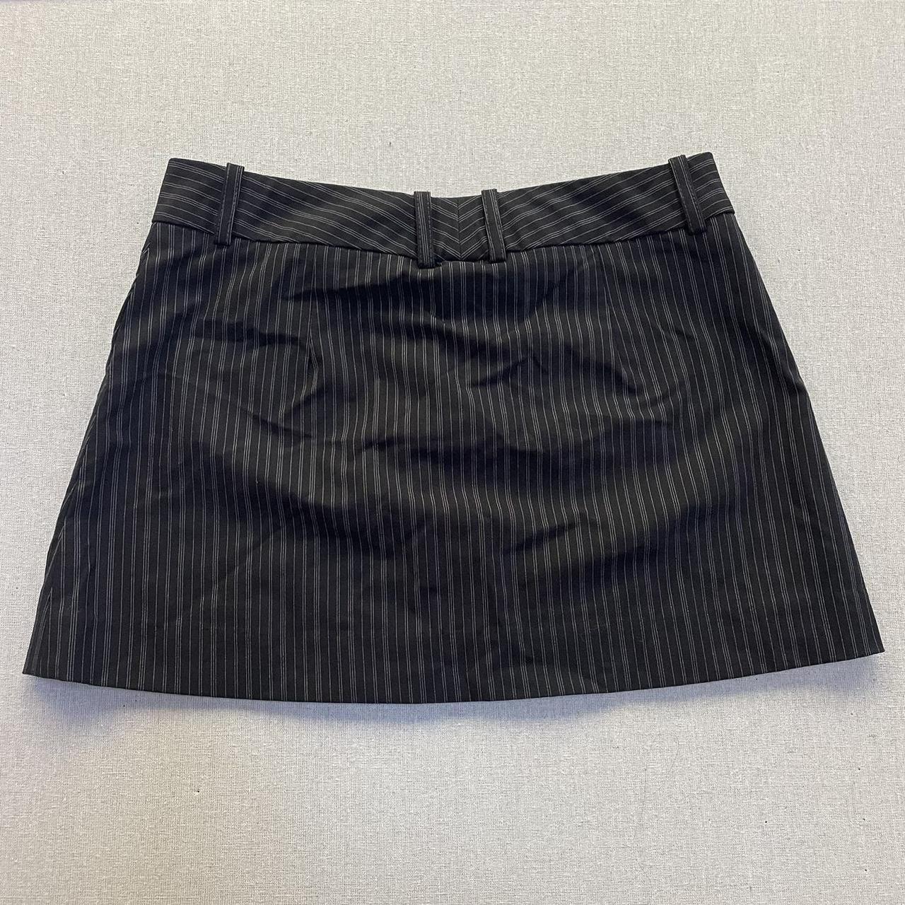 Vintage Guess pin stripe mini skirt size: 2... - Depop