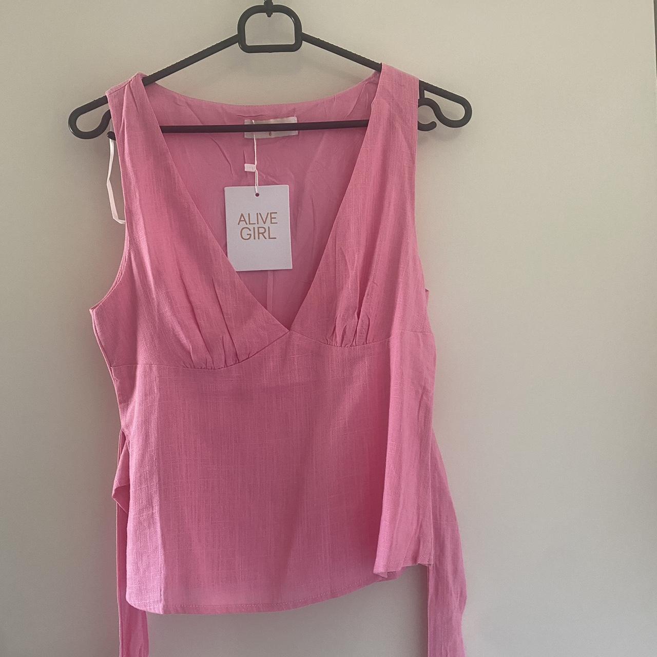 Charcoal clothing brand new with tags Pink linen... Depop