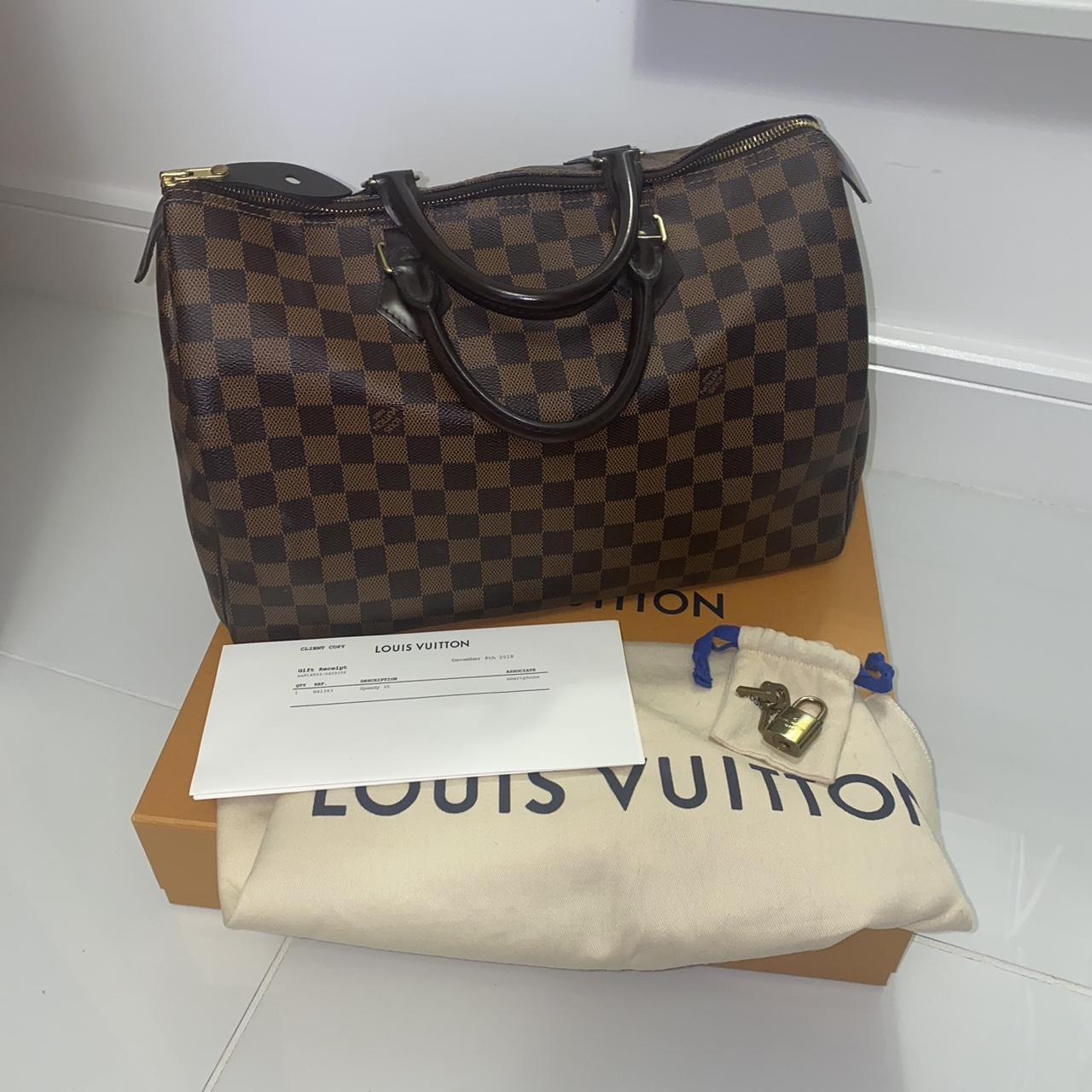 Louis Vuitton スピーディ35 Louis Vuitton Speedy 35 Damier Ebene | Authentic | Bagista