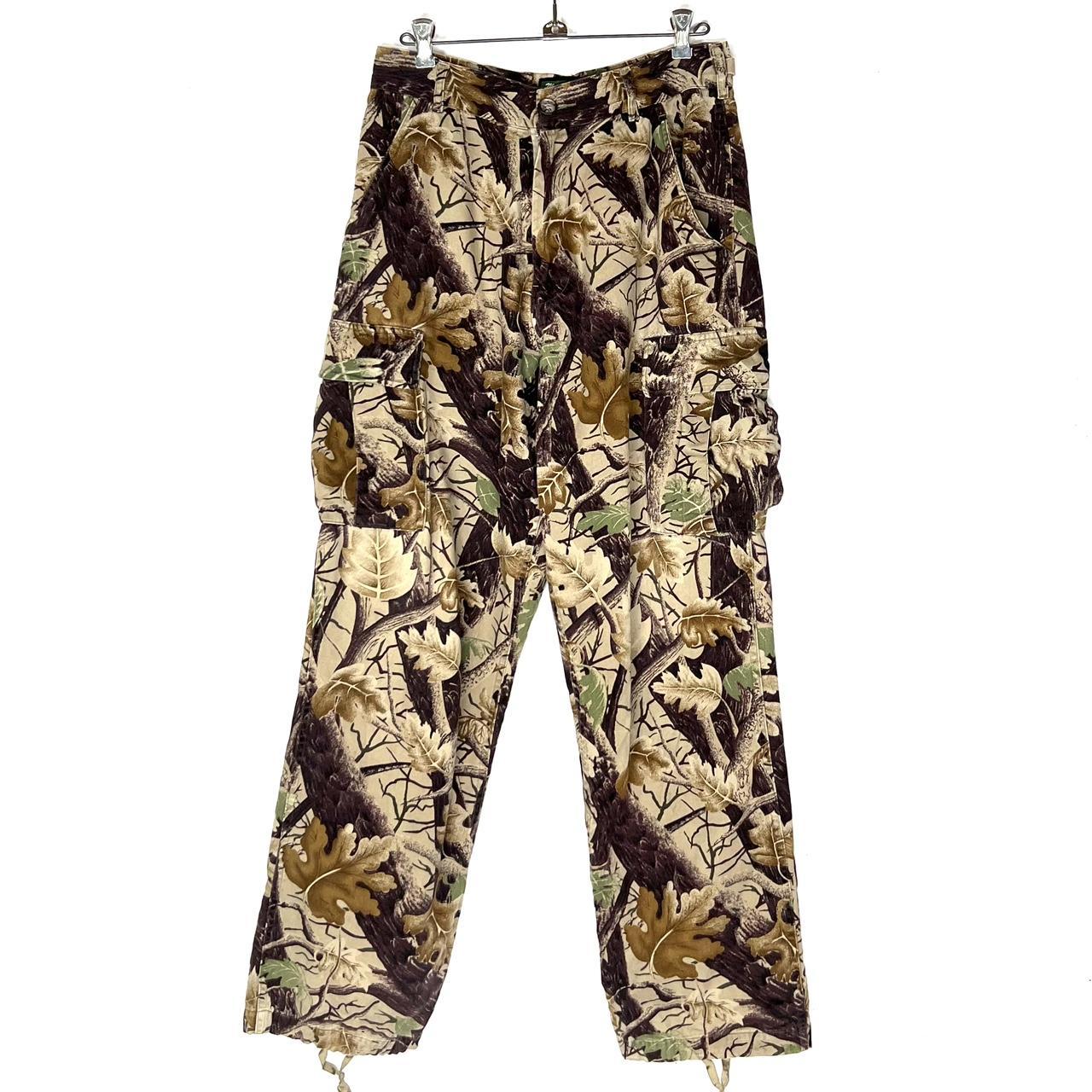 Vintage baggy woods camo pants Size 30 x 32 Leg... - Depop