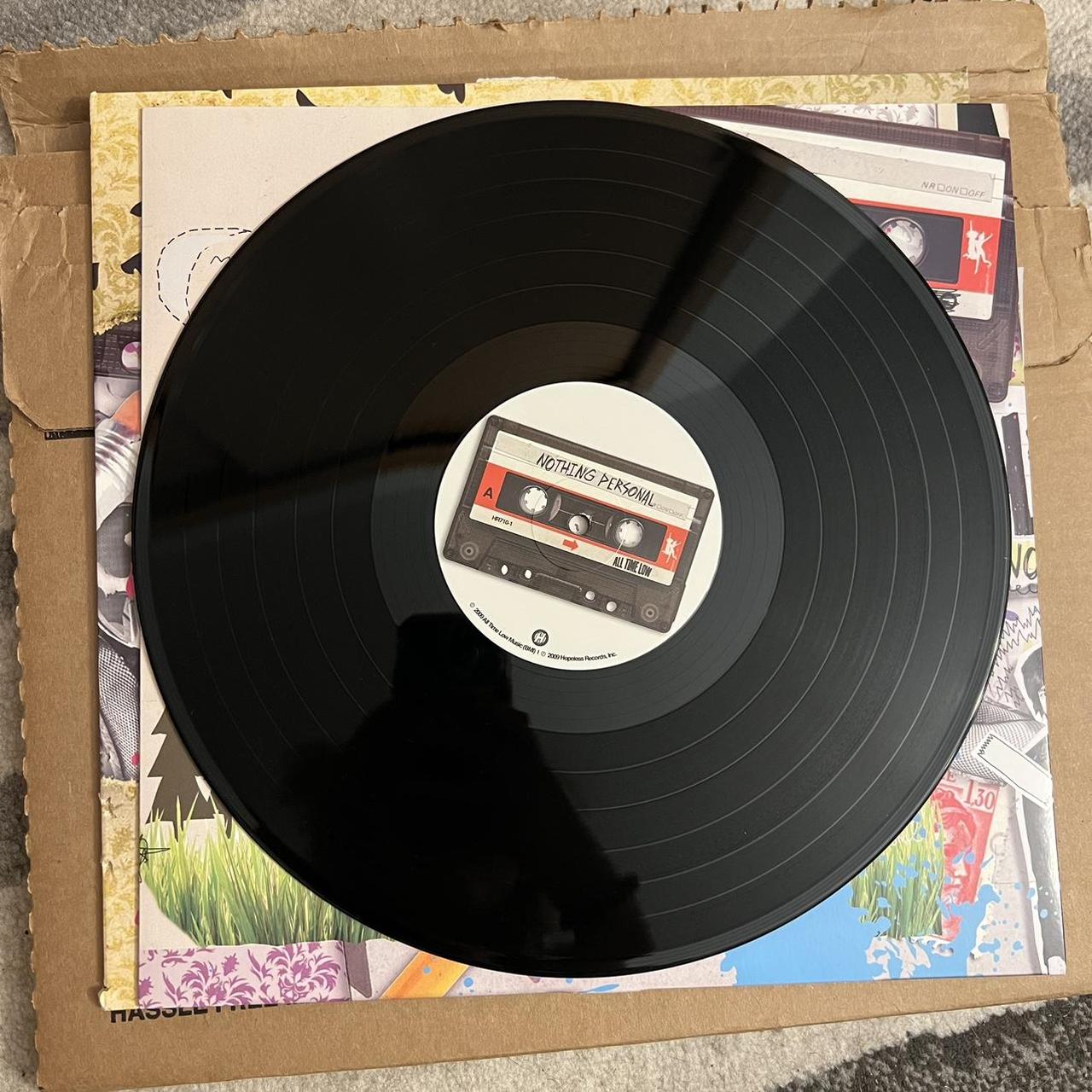 all time low nothing personal black standard vinyl.... Depop