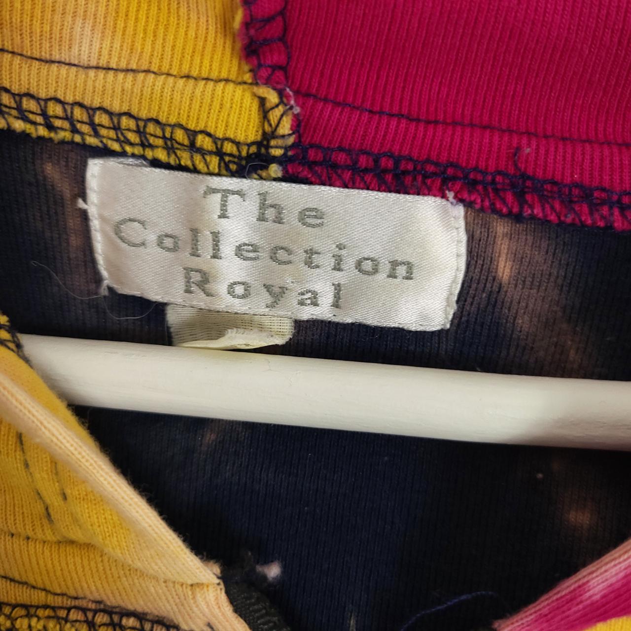 Weirdcore Patchwork Tie Dye Zip Up Hoodie Brand... Depop