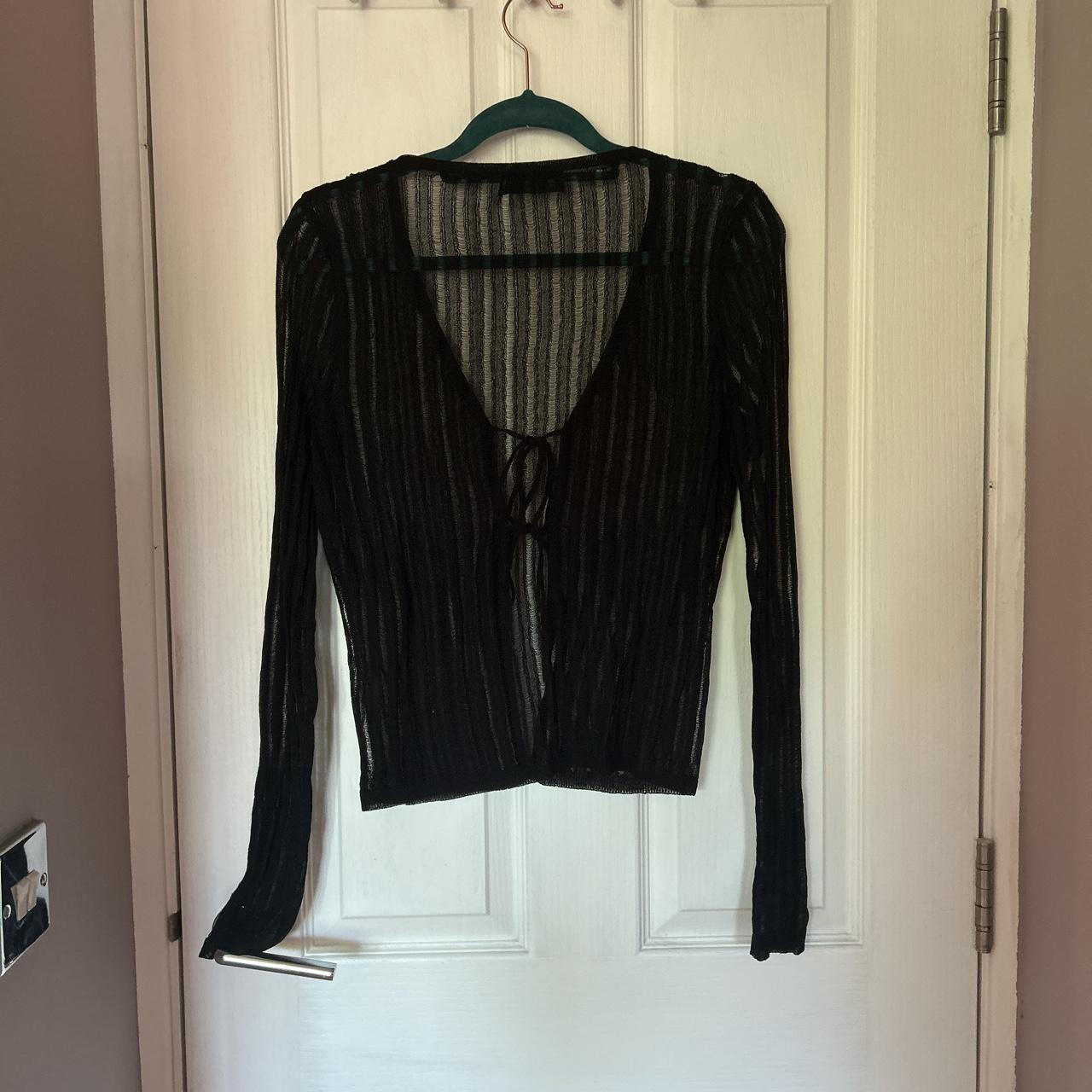 Women's Black Cardigan | Depop