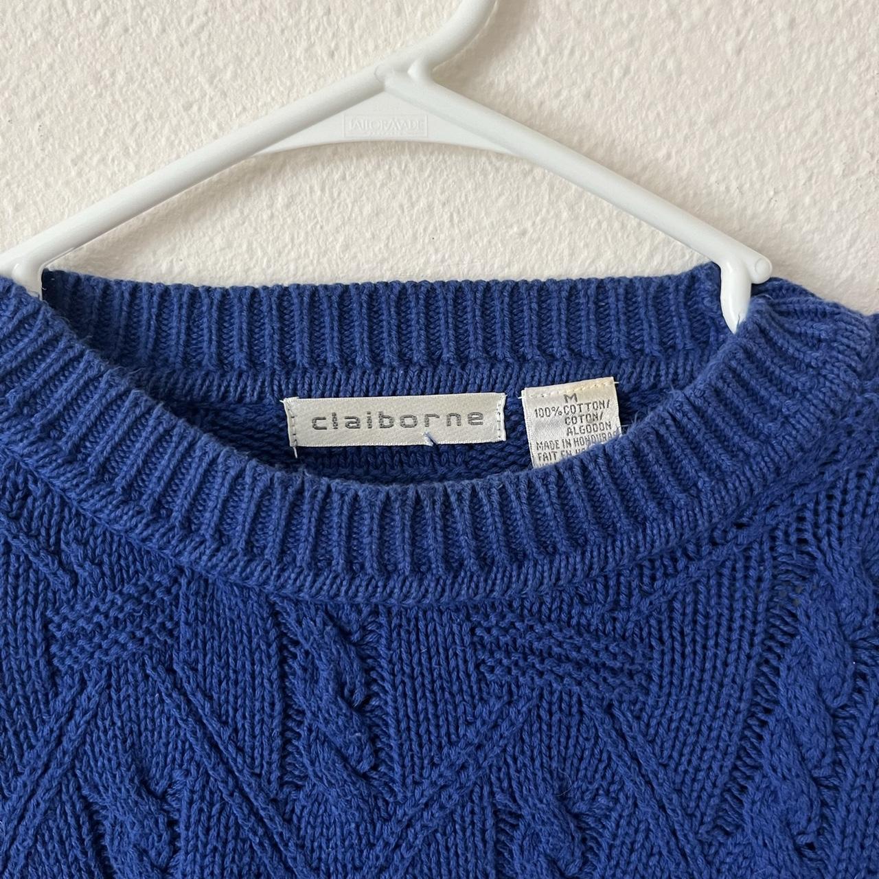 Liz Claiborne Women's Blue Jumper | Depop