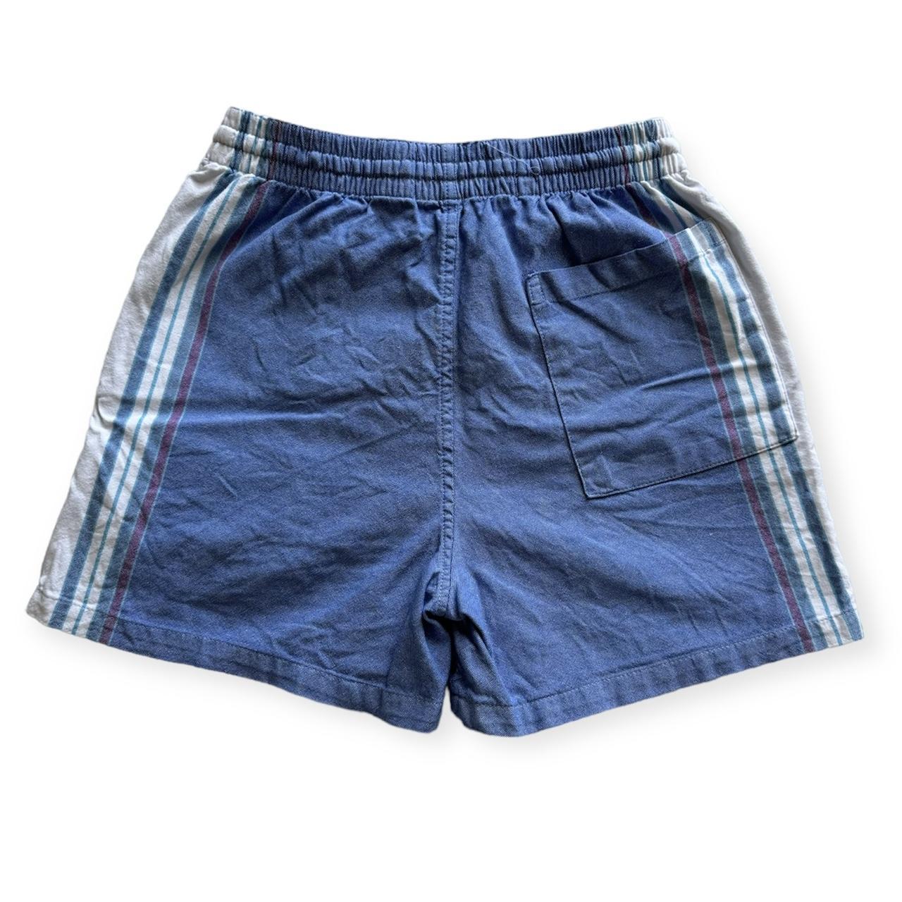 Tom’s Trunks shorts in blue/white Size small Great... - Depop