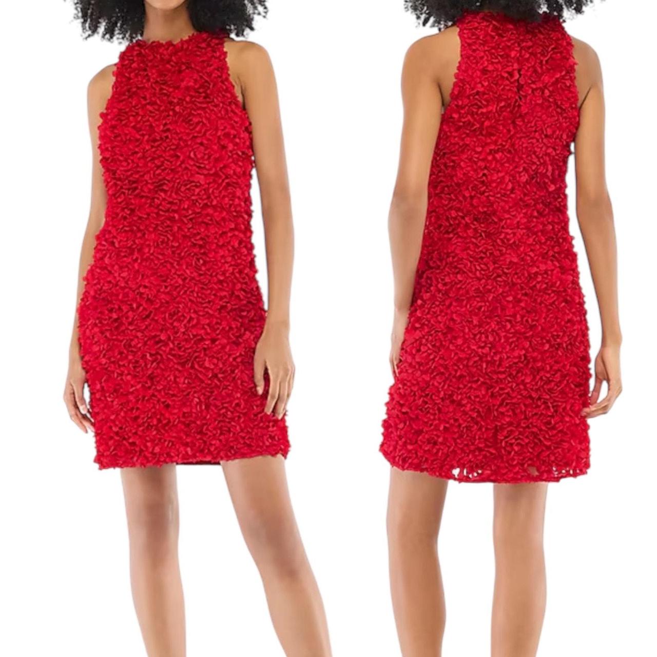 Crew Women's Dress Red – NEW Crew Rosette 3D Flower