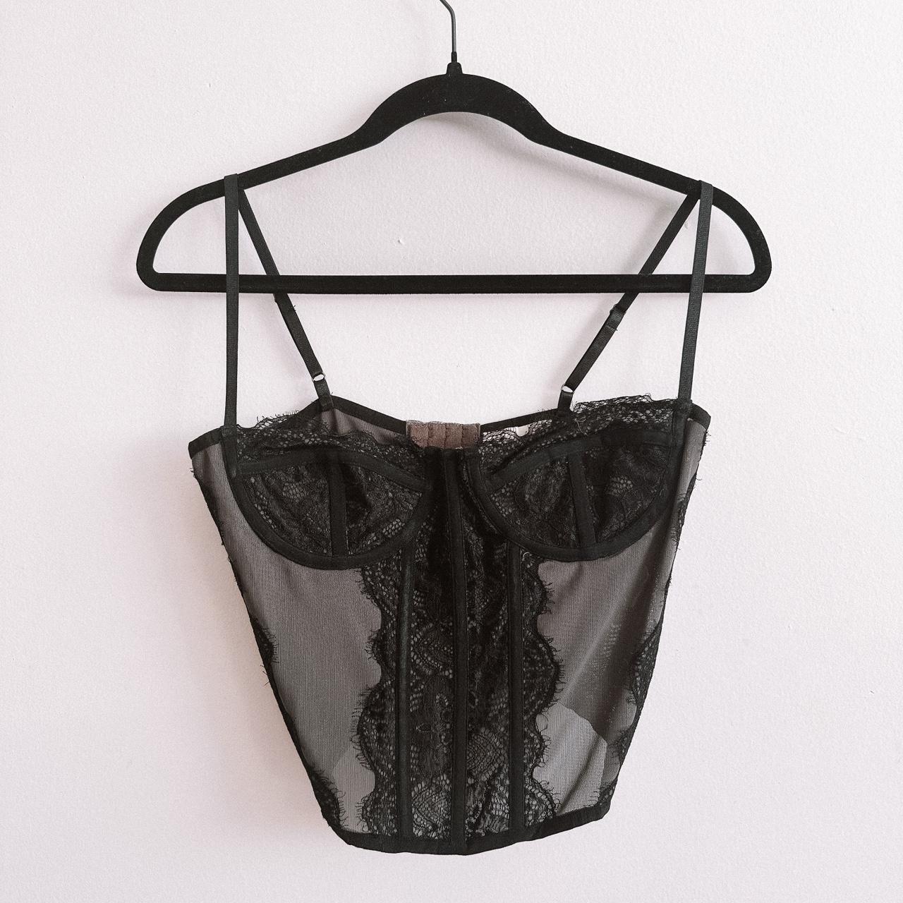 Out From Under Modern Love Corset In Black At Urban Outfitters