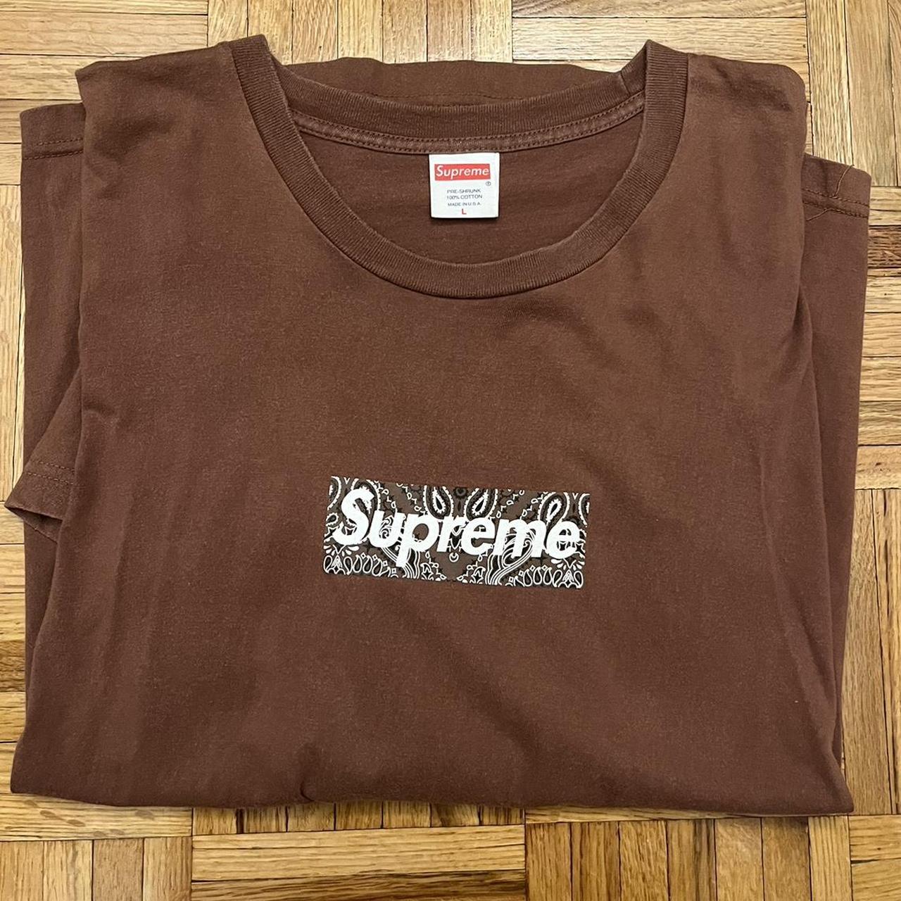 Supreme bandana-box-logo-tee - Depop