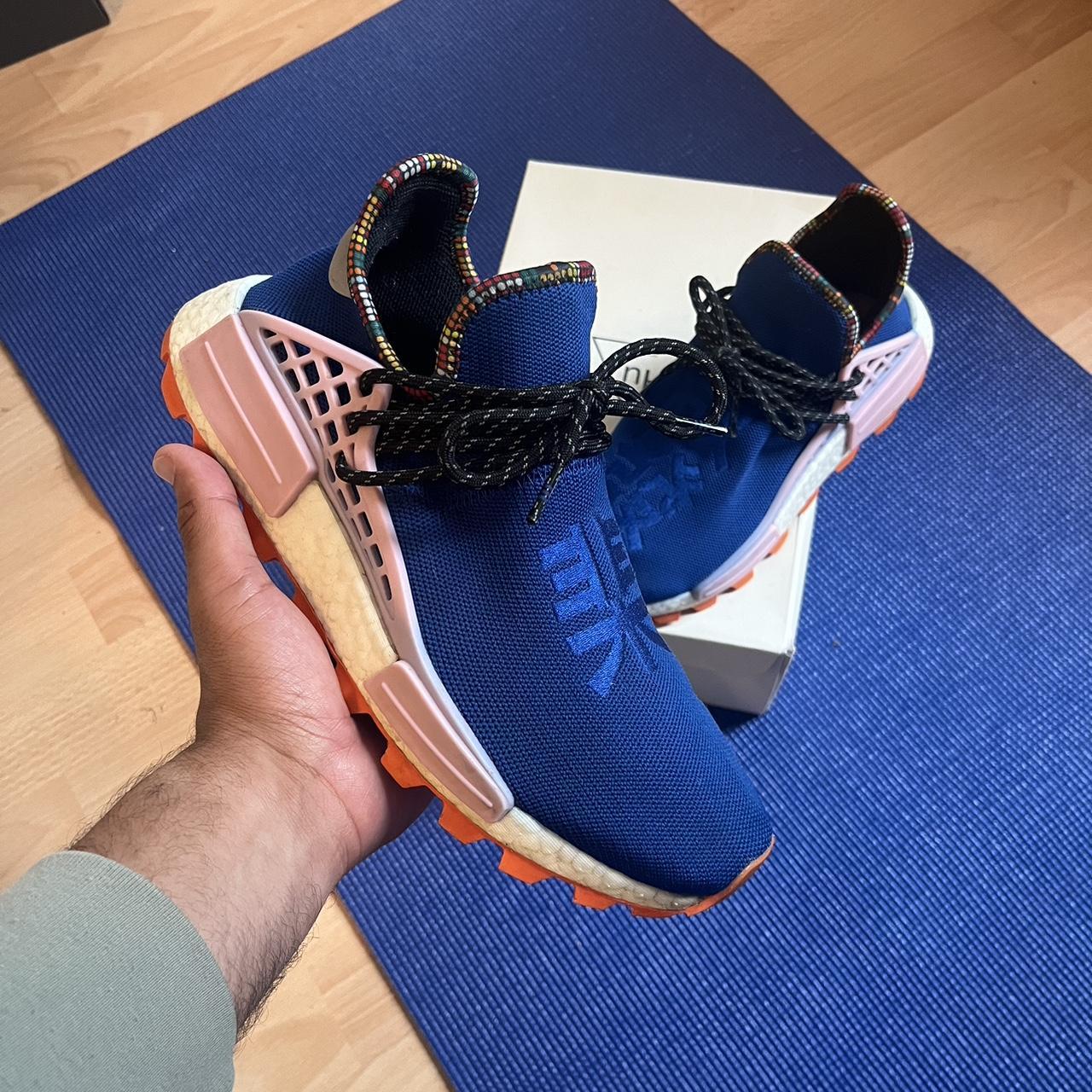 Nmd human race blue best sale