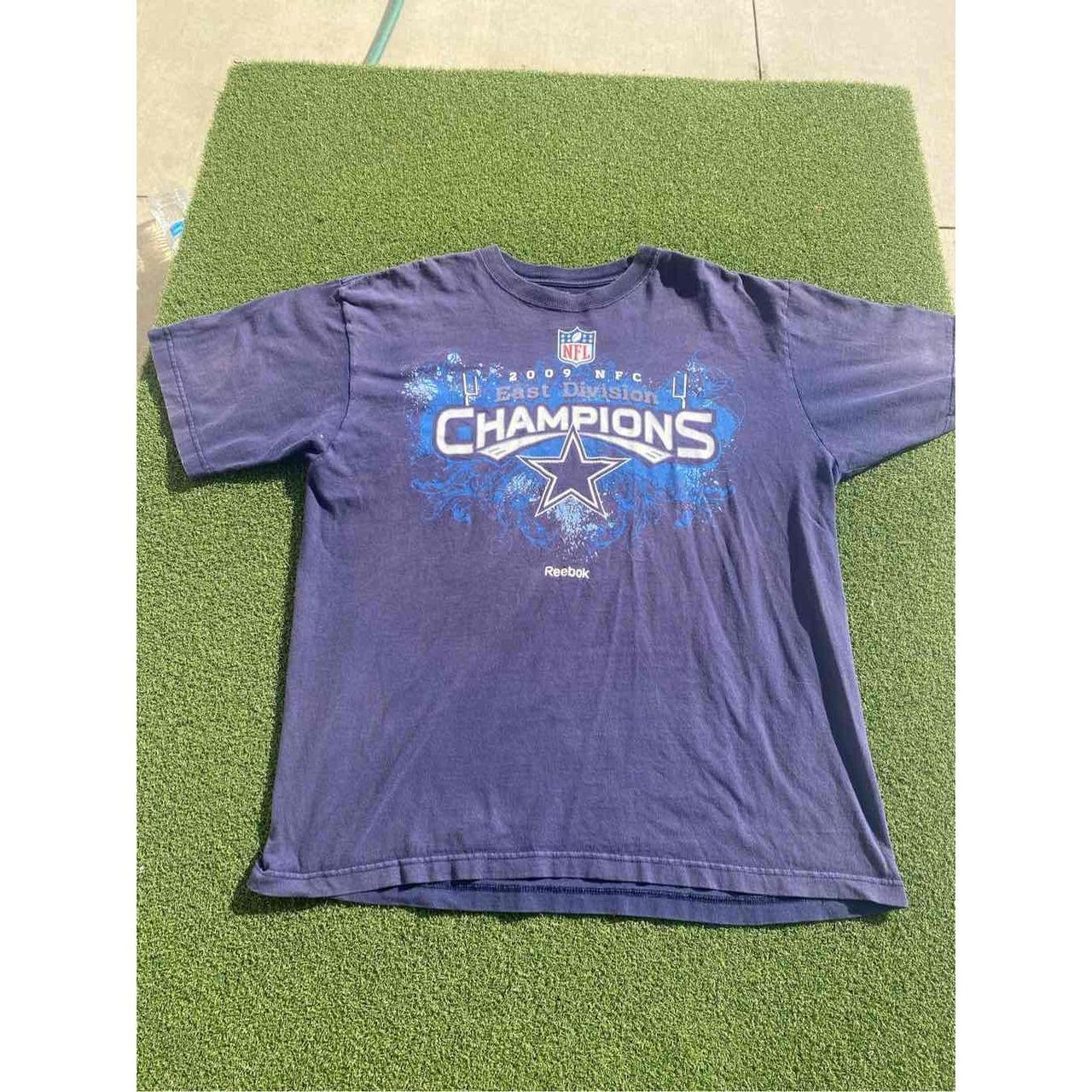Vtg Dallas Cowboys 2009 NFC Champions Shirt size L - Depop