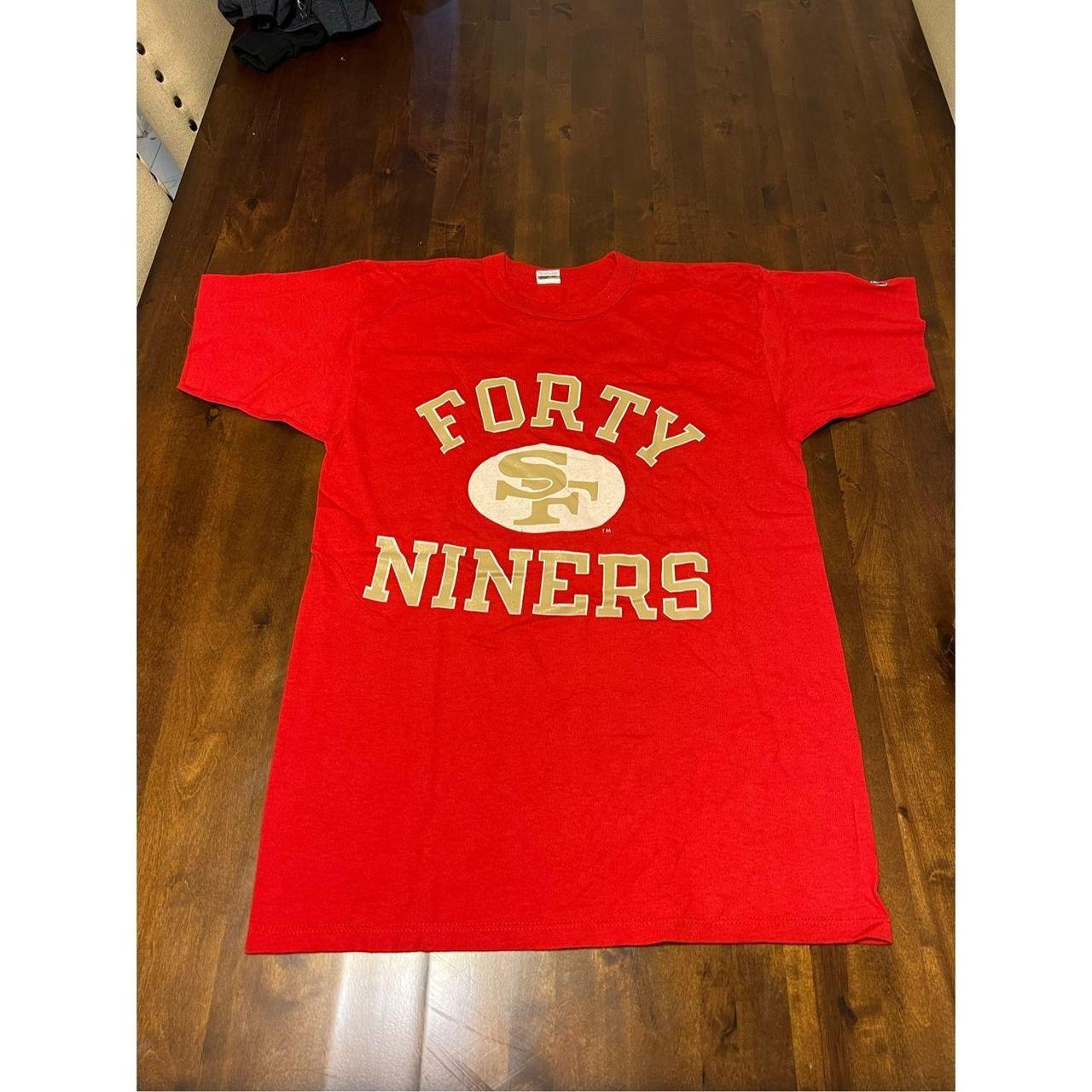 Vintage 80's Champion San Francisco 49ers football T - Shop headxlover  Vintagestore Men's T-Shirts & Tops - Pinkoi