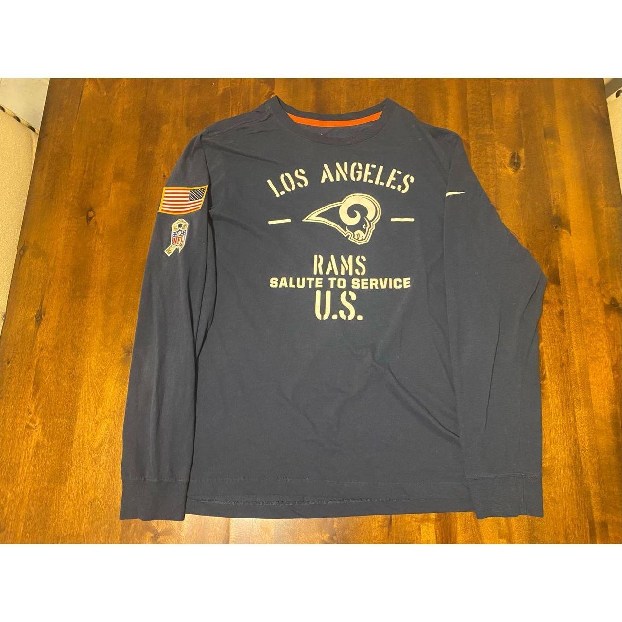 NWOT Nike Dri-Fit Los Angeles Rams NFL yellow and - Depop