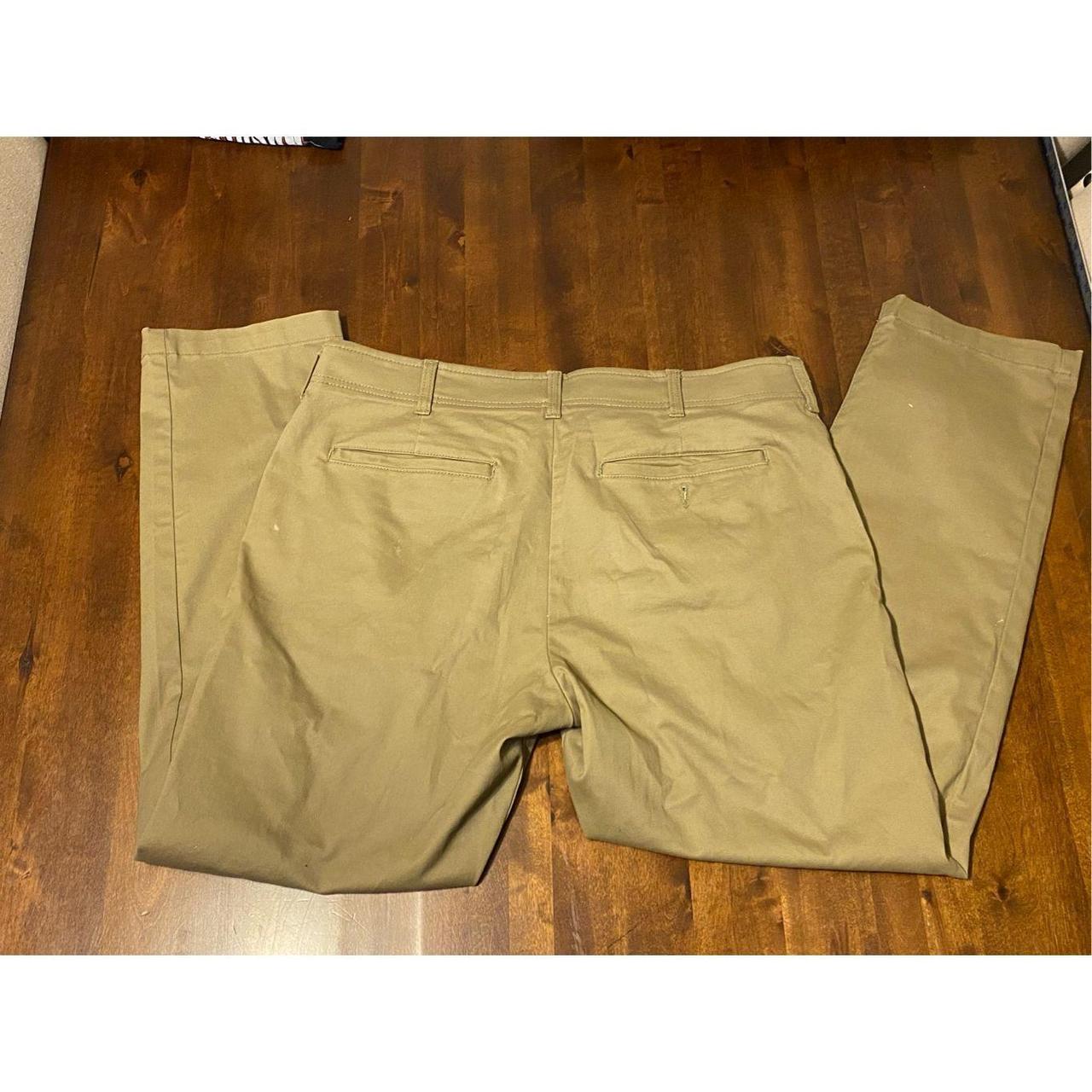 Mens Pants LL BEAN Classic Fit Pleated Khaki Chinos Wrinkle Free Size 36 x  30 | eBay