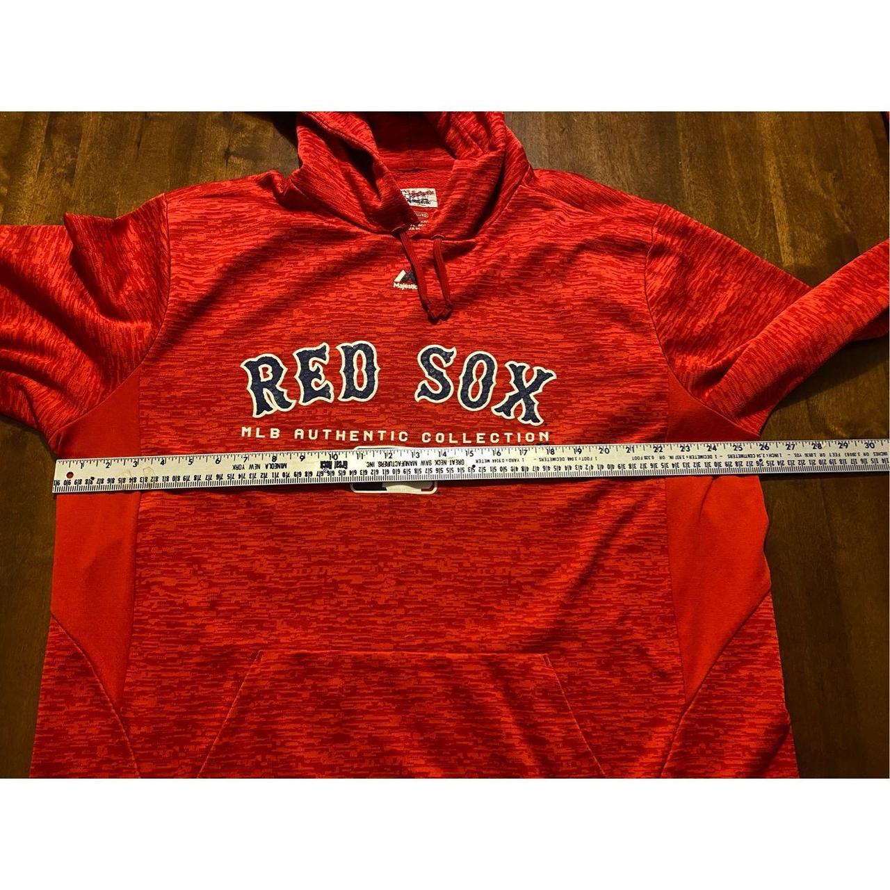 Boston Red Sox Sweater Pull Over Hoodie Majestic - Depop