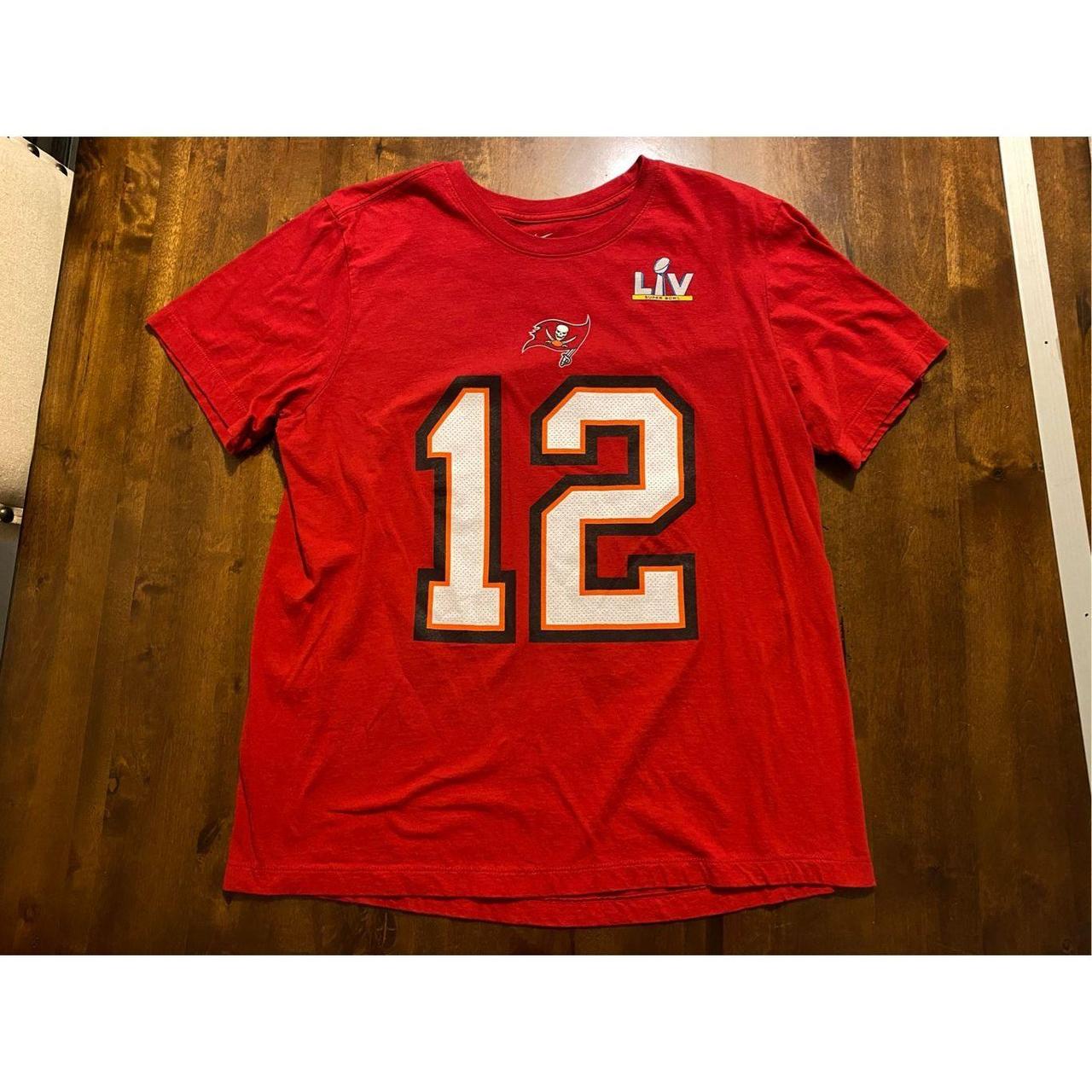 Tom Brady Tampa Bay Buccaneers Nike T-Shirt Jersey NFL Super Bowl LV •Size  Large