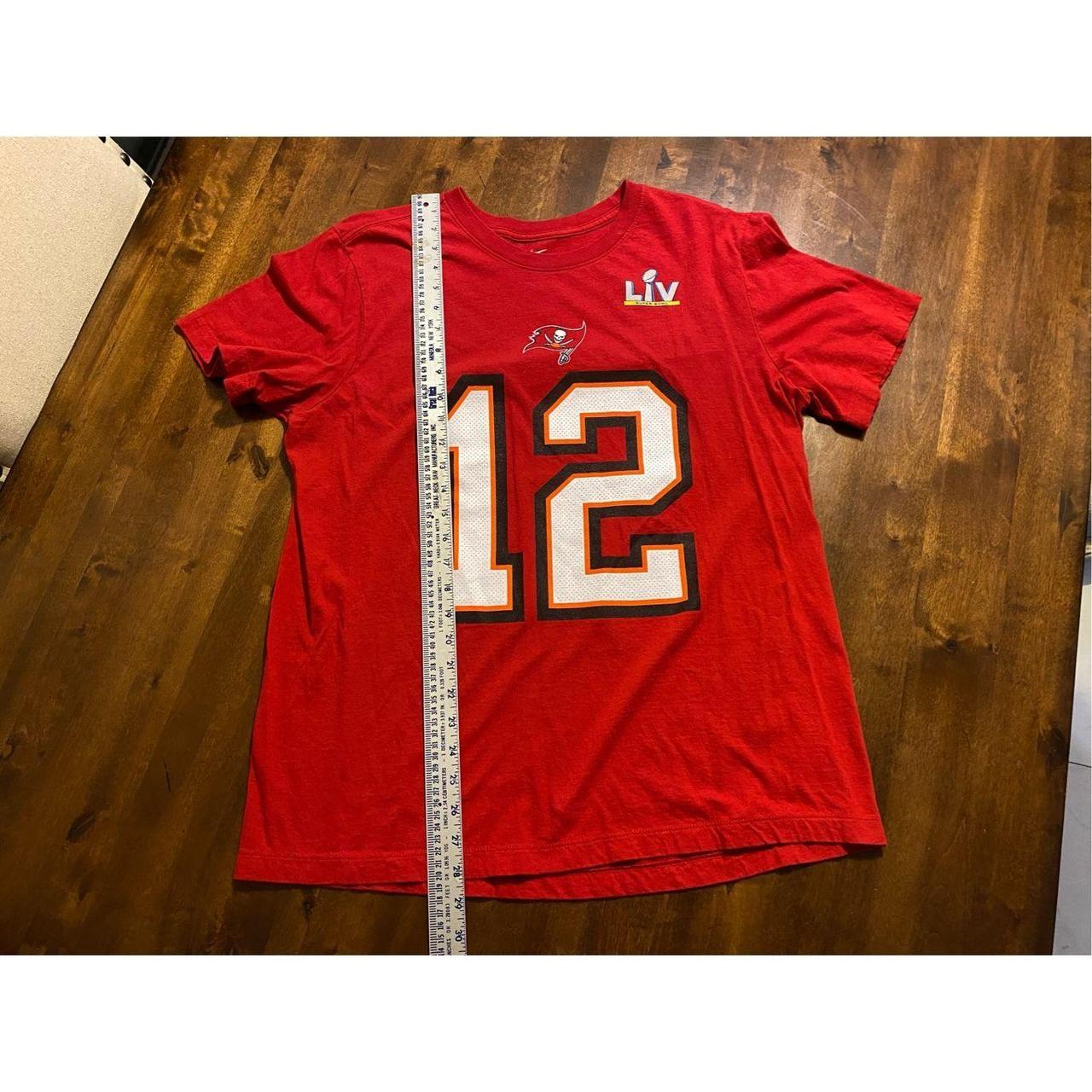 Nike Tampa Bay Buccaneers Tom Brady White T-Shirt - Depop