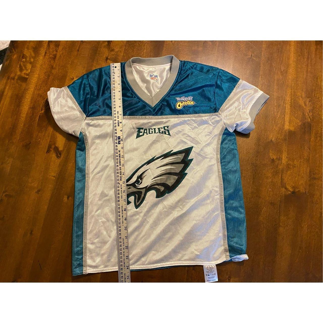 PHILADELPHIA EAGLES NFL FLAG FOOTBALL REVERSIBLE JERSEY YOUTH LARGE GREEN  WHITE