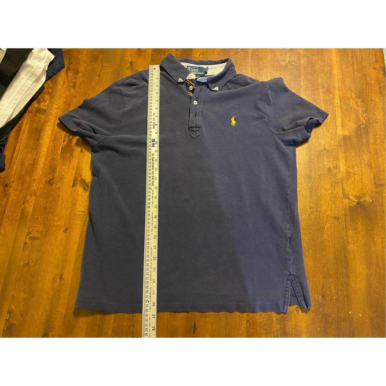 Ralph Lauren Mens Polo Shirt Size Large Navy Blue... - Depop