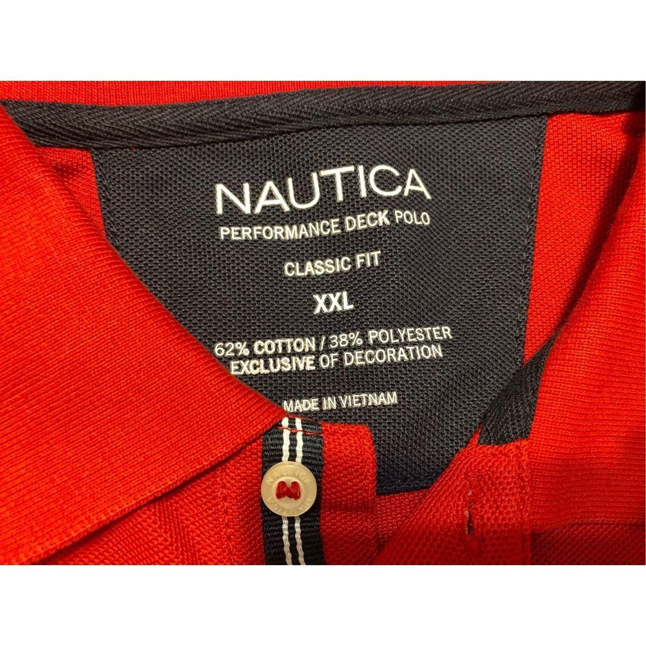 Nautica performance, deck shirt, classic fit polo, - Depop