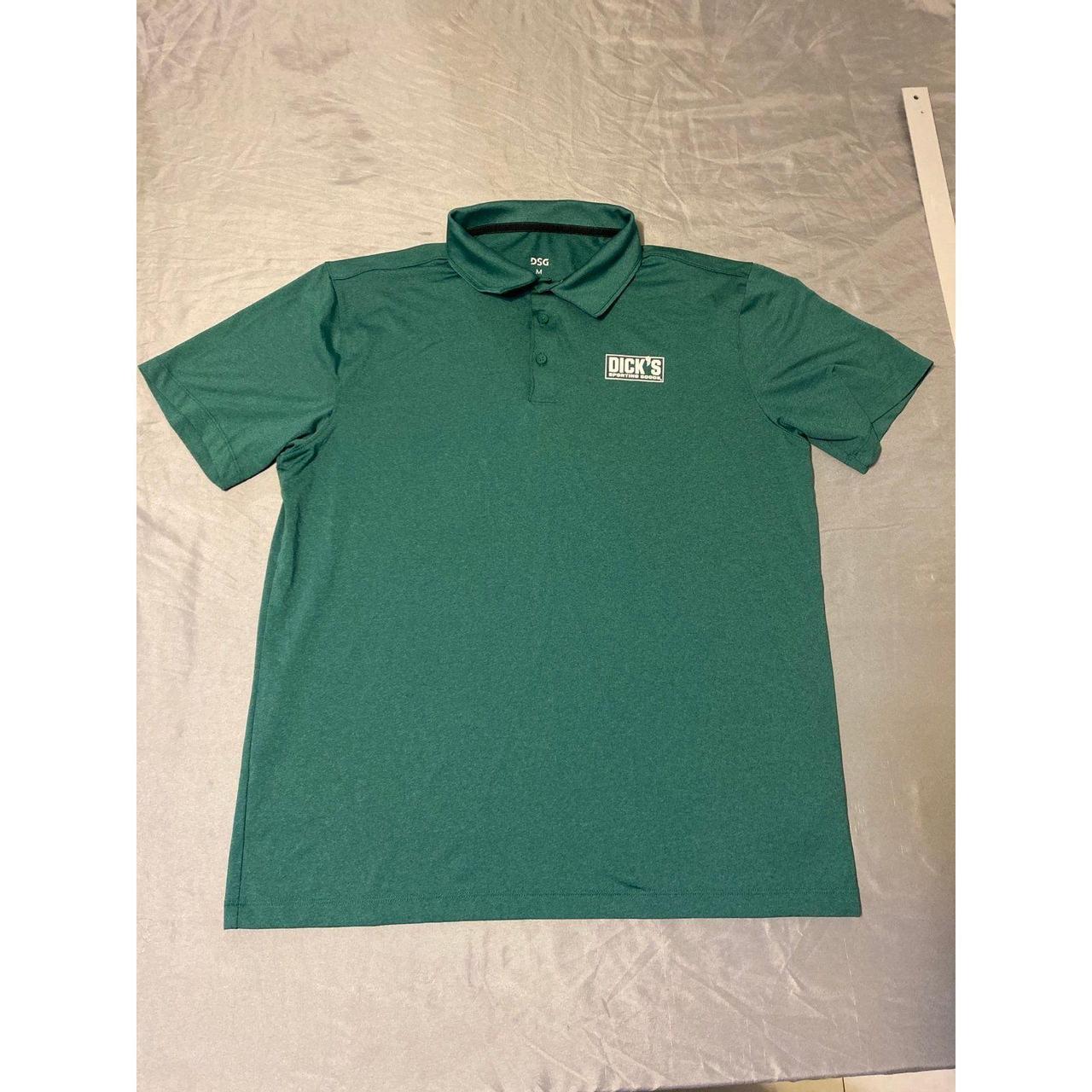 Dicks Sporting Goods Polo Shirt Mens Medium Green