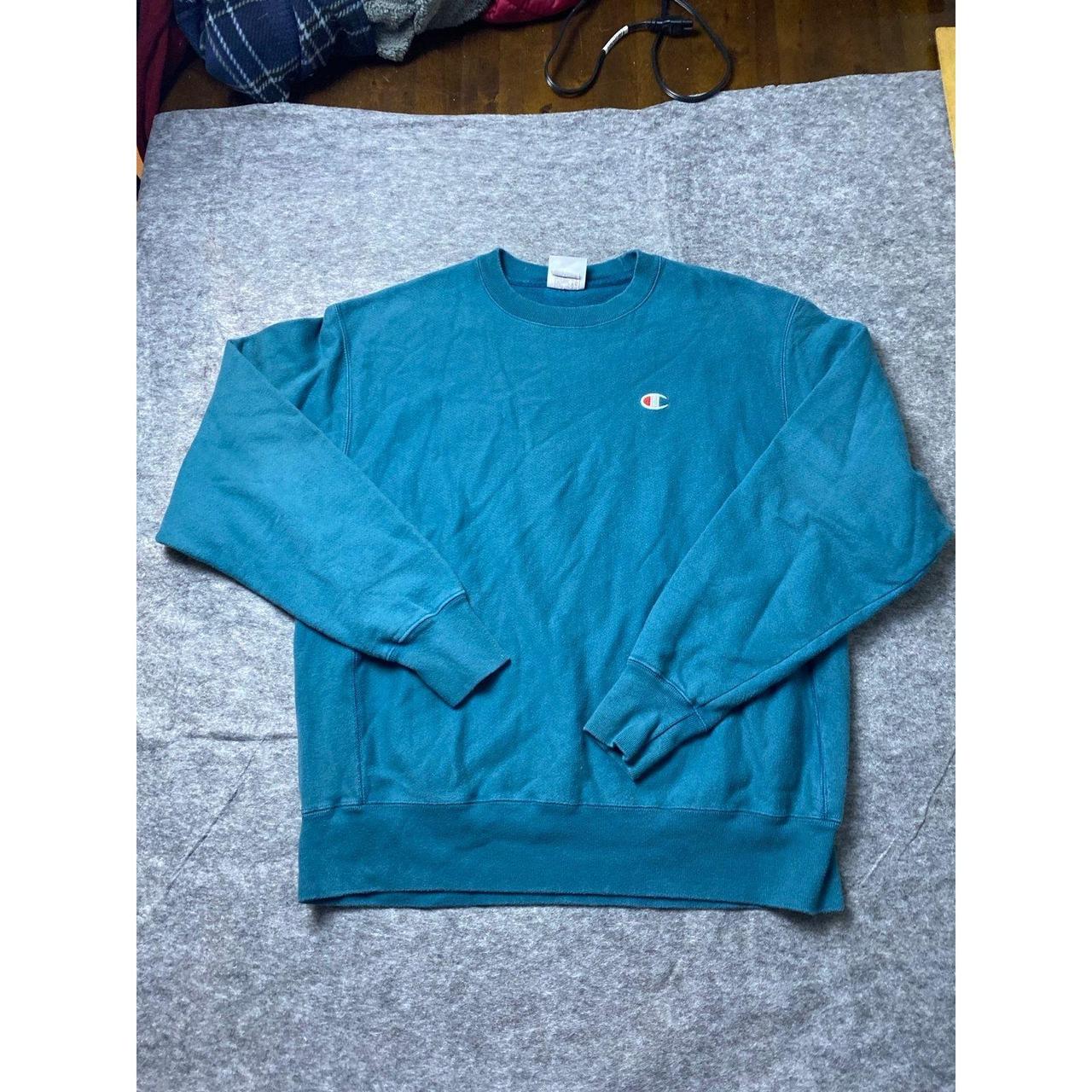 Champion blue jumper best sale