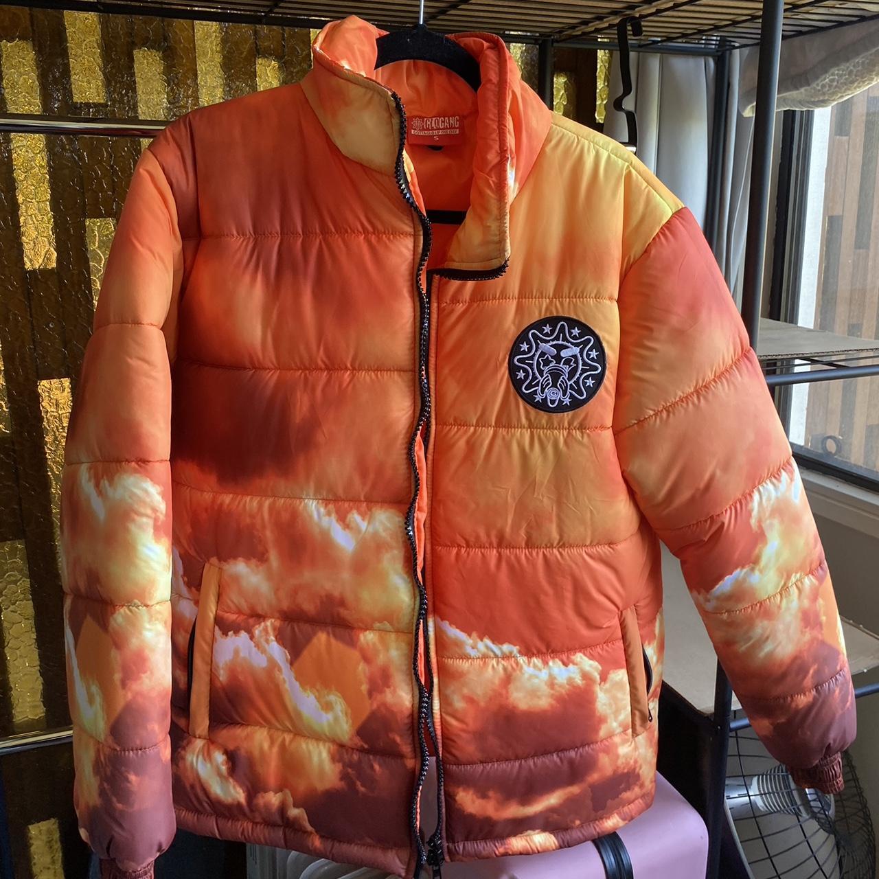 GLO GANG Chief Keef F*ck You sunset sunrise puffer... - Depop