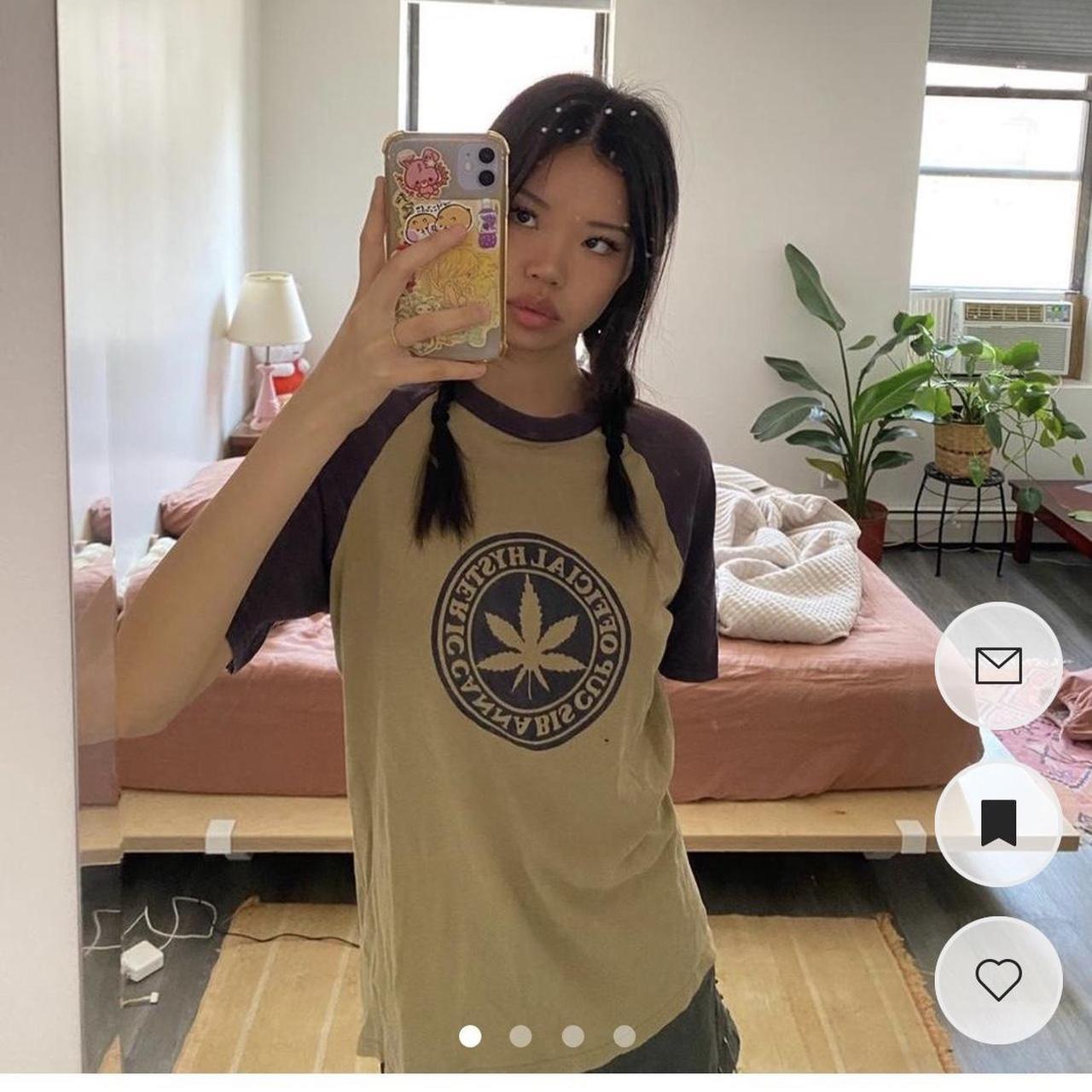 Hysteric Glamour Cannabis Cup Weed Graphic print tee | Depop