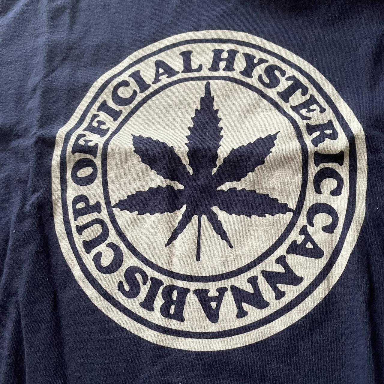 トップス vintage hysteric glamour cannabis tee Hysteric Glamour Cannabis Cup Weed Graphic print tee | Depop