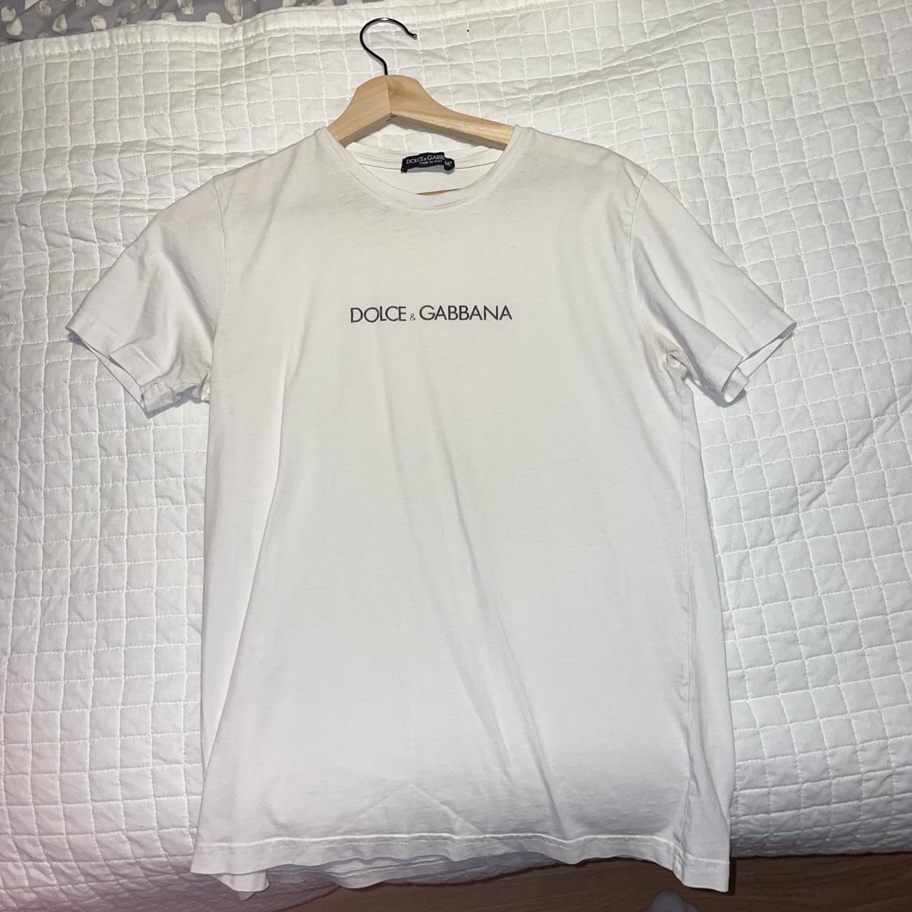 Dolce & Gabbana White t shirt (men’s) Size S Bit of... - Depop