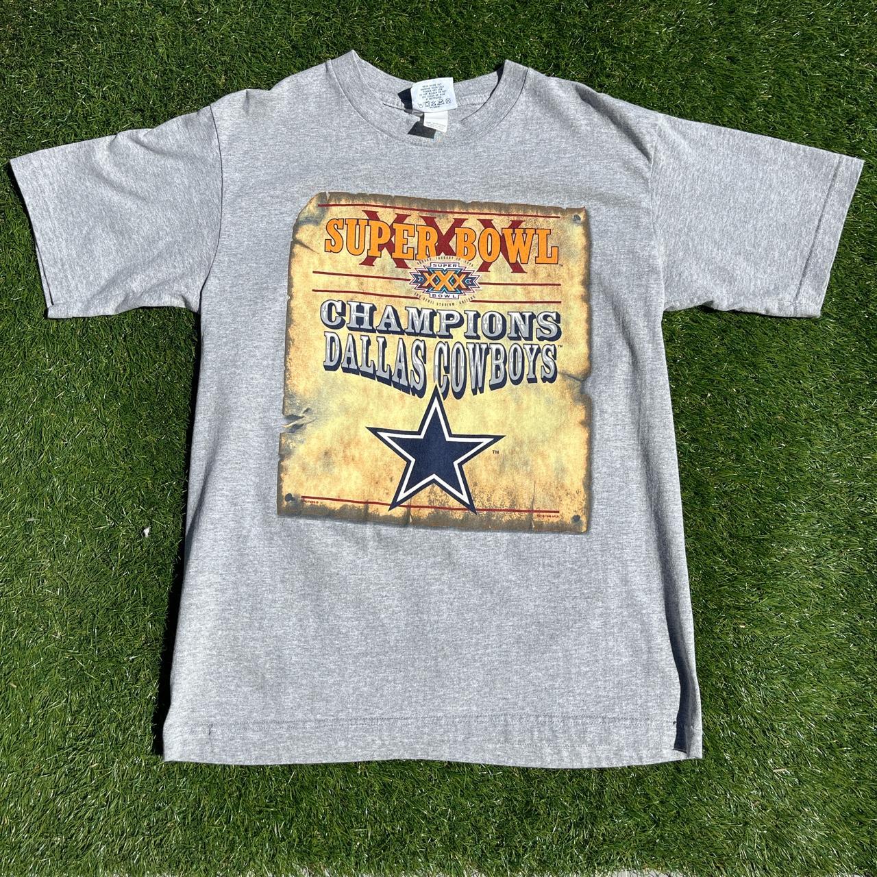 Vintage Dallas Cowboys Super Bowl Tshirt BRAND NEW, - Depop