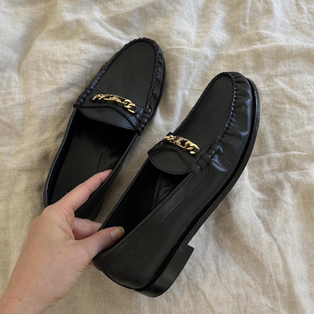 Leather loafers - super chic and comfy. Not a... - Depop
