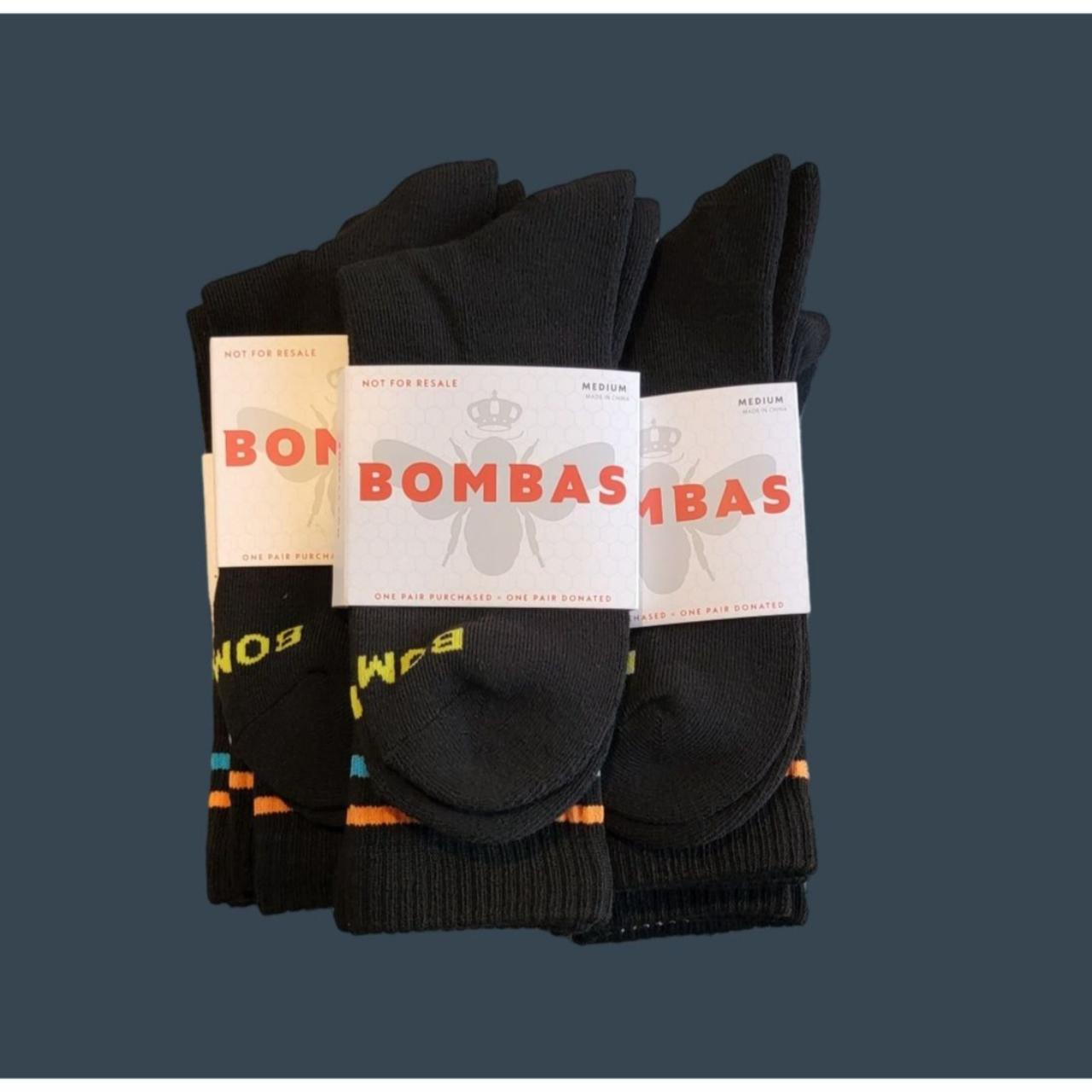 Bombas Men's Black Socks Depop