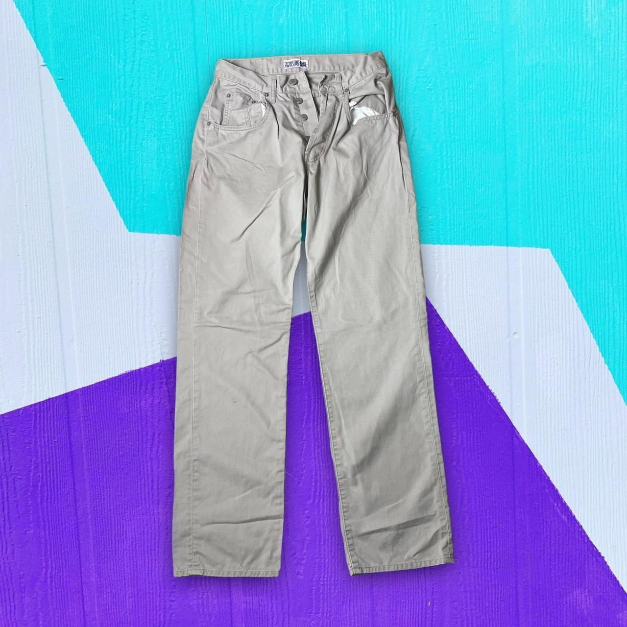 Men's Cream Jeans Depop