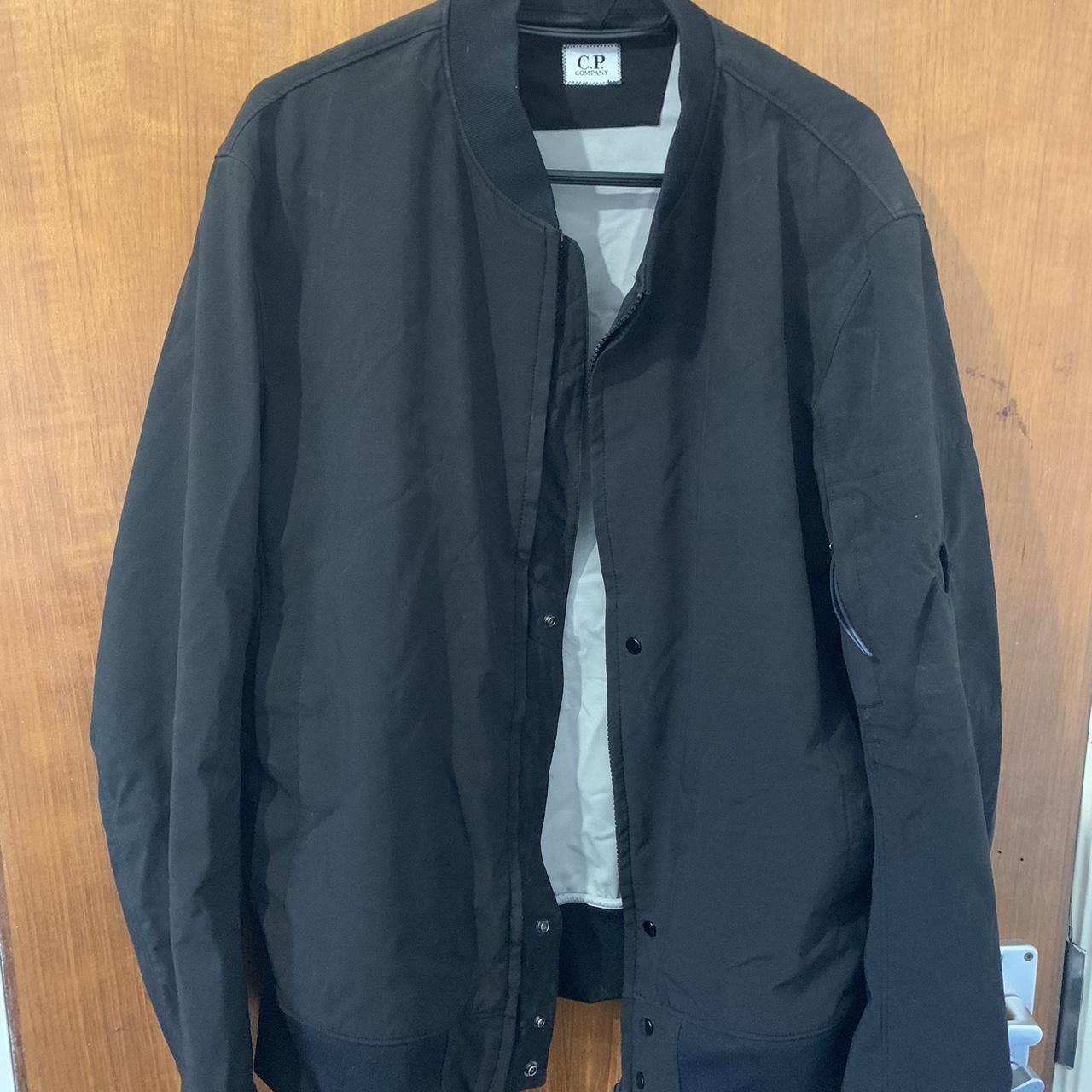 CP Company Men's Black Jacket | Depop