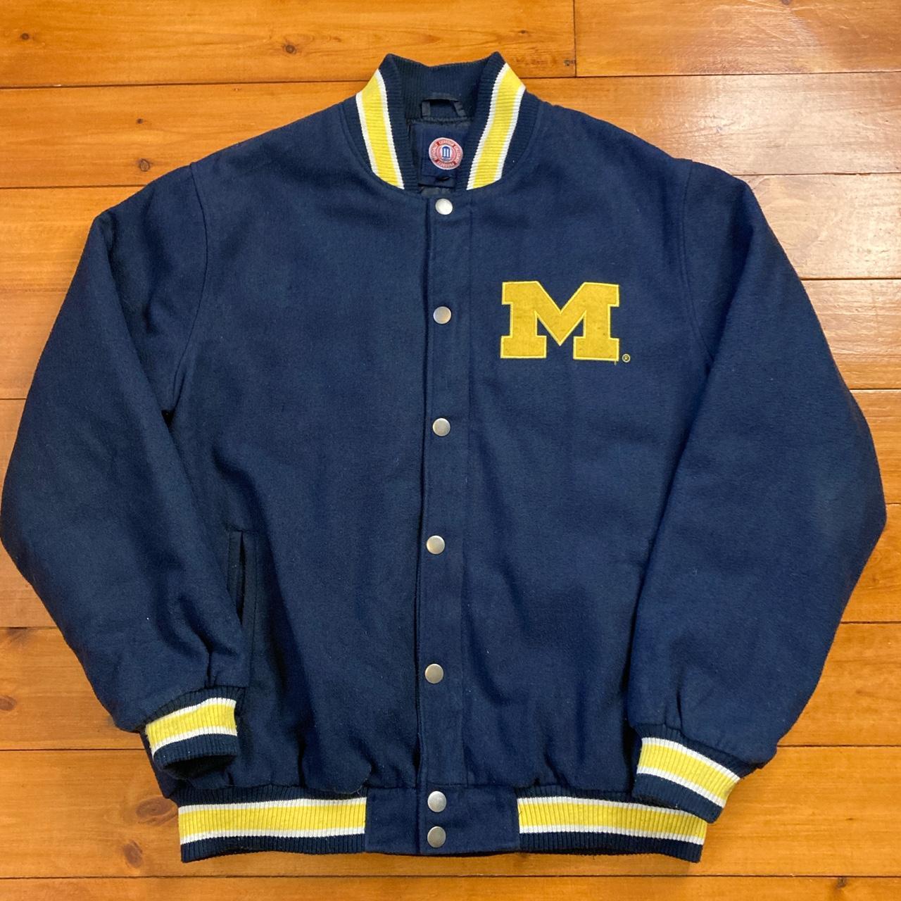 men-s-navy-and-yellow-jacket-depop