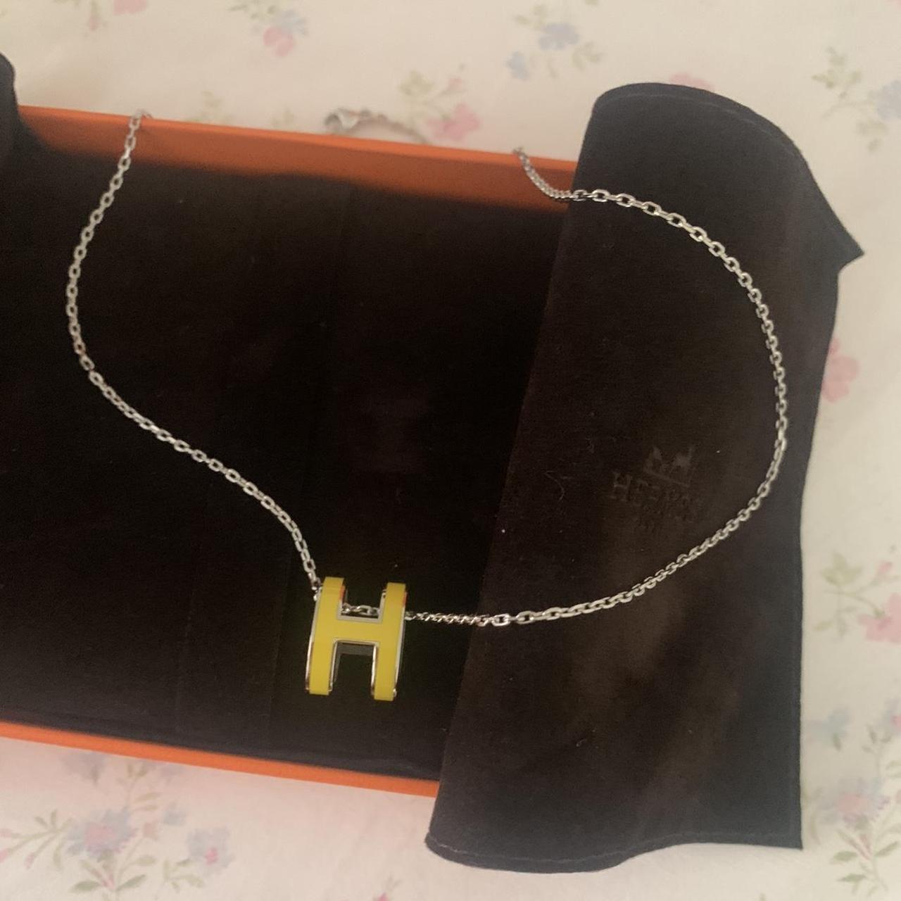 Hermes - Hermes classic Mini Pop H pendant necklace on Designer Wardrobe