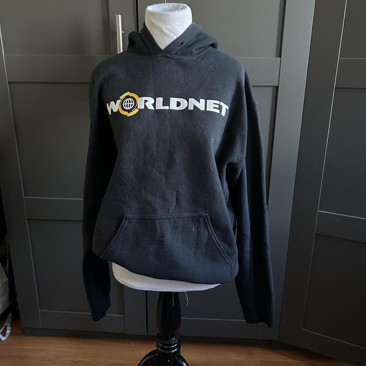 Worldnet black and yellow hoodie, Frank Ocean