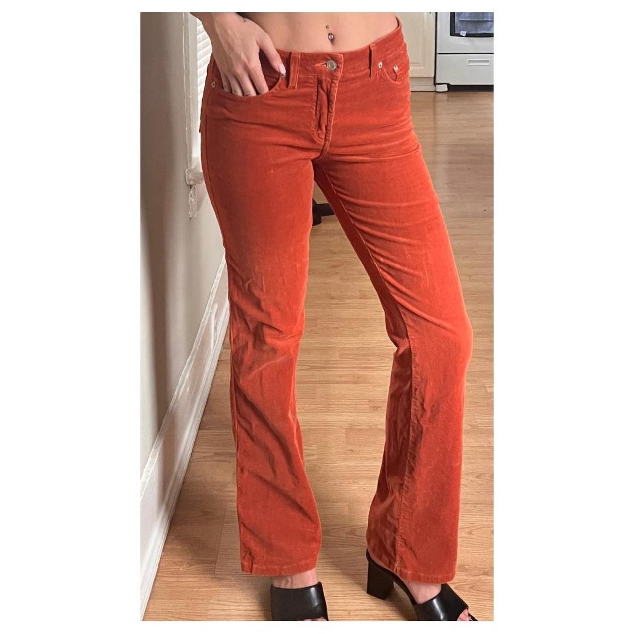 Burnt orange deals corduroy pants