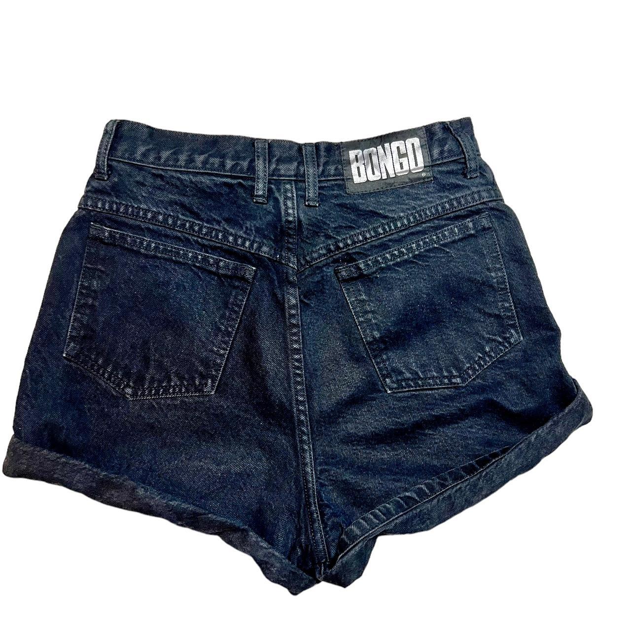 Vintage Bongo high waisted denim shorts. This is a... - Depop