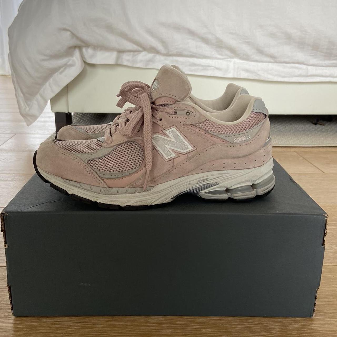 Pink 2002r New Balance. These have only been worn a... - Depop