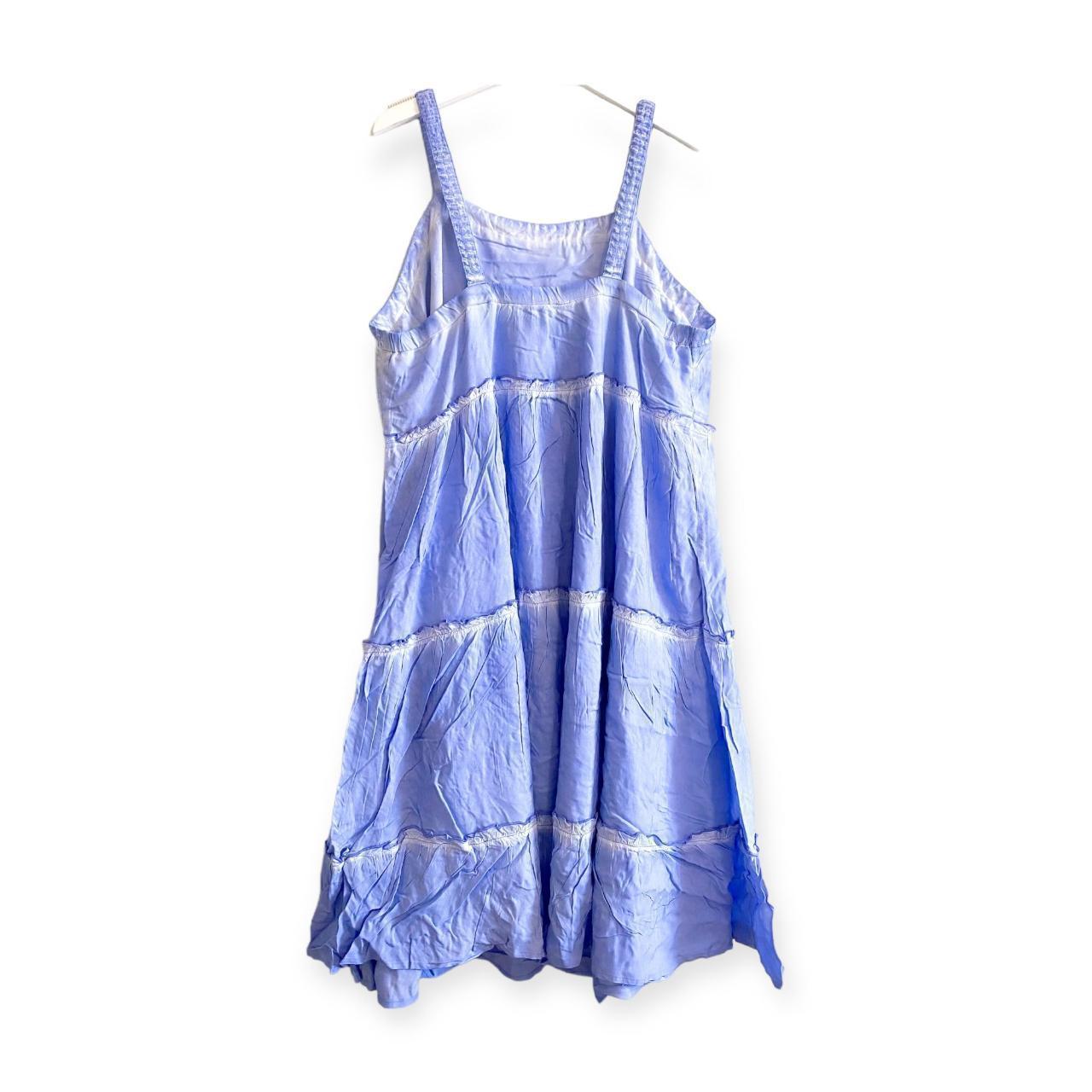 Anthropologie Saturday Sunday Nell store Tiered Midi Dress Blue Sleeveless Women's 1X